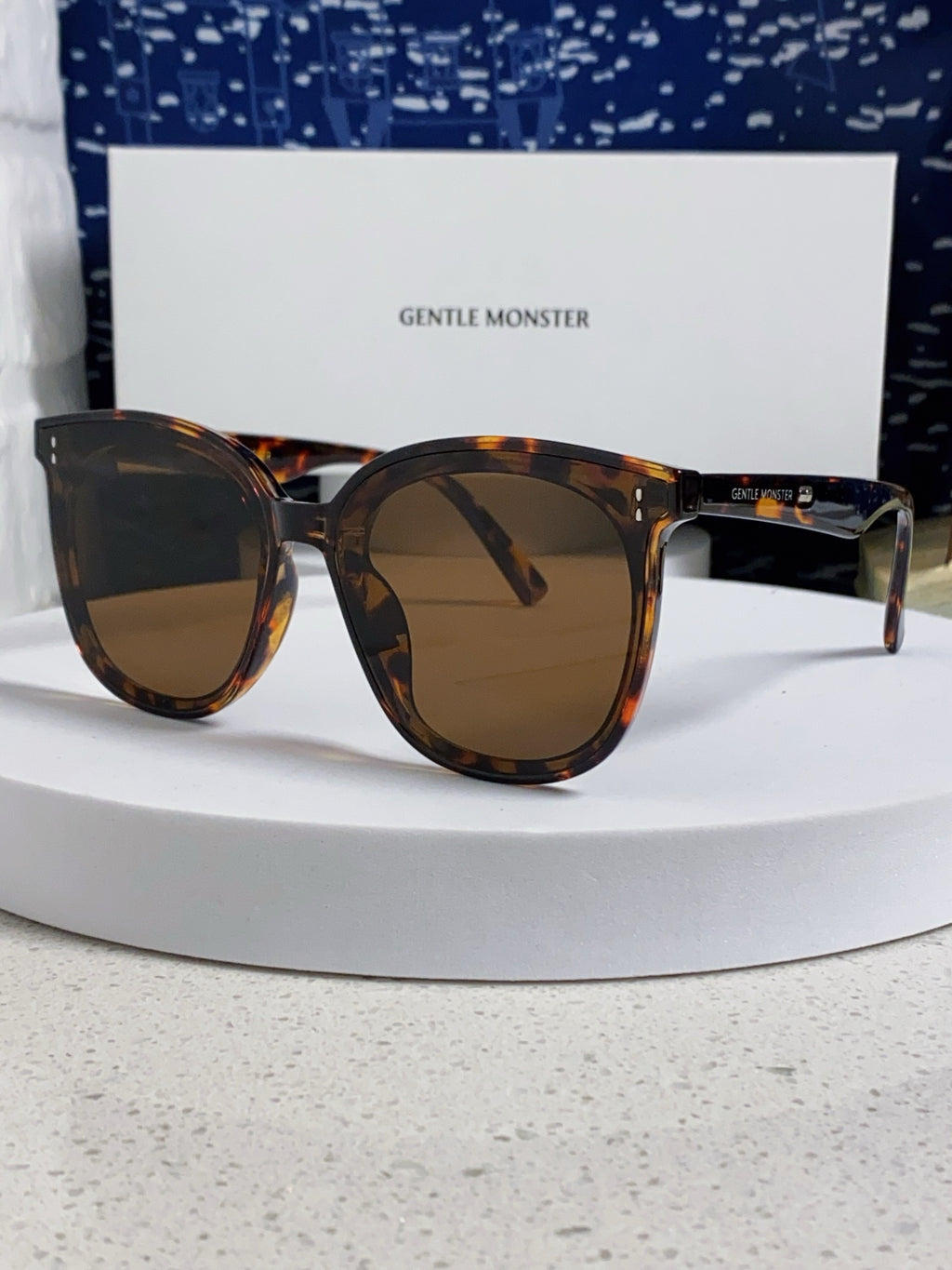 Gentle Monster ROSY Square Brown Lens Sunglasses for Men & Women - 432950
