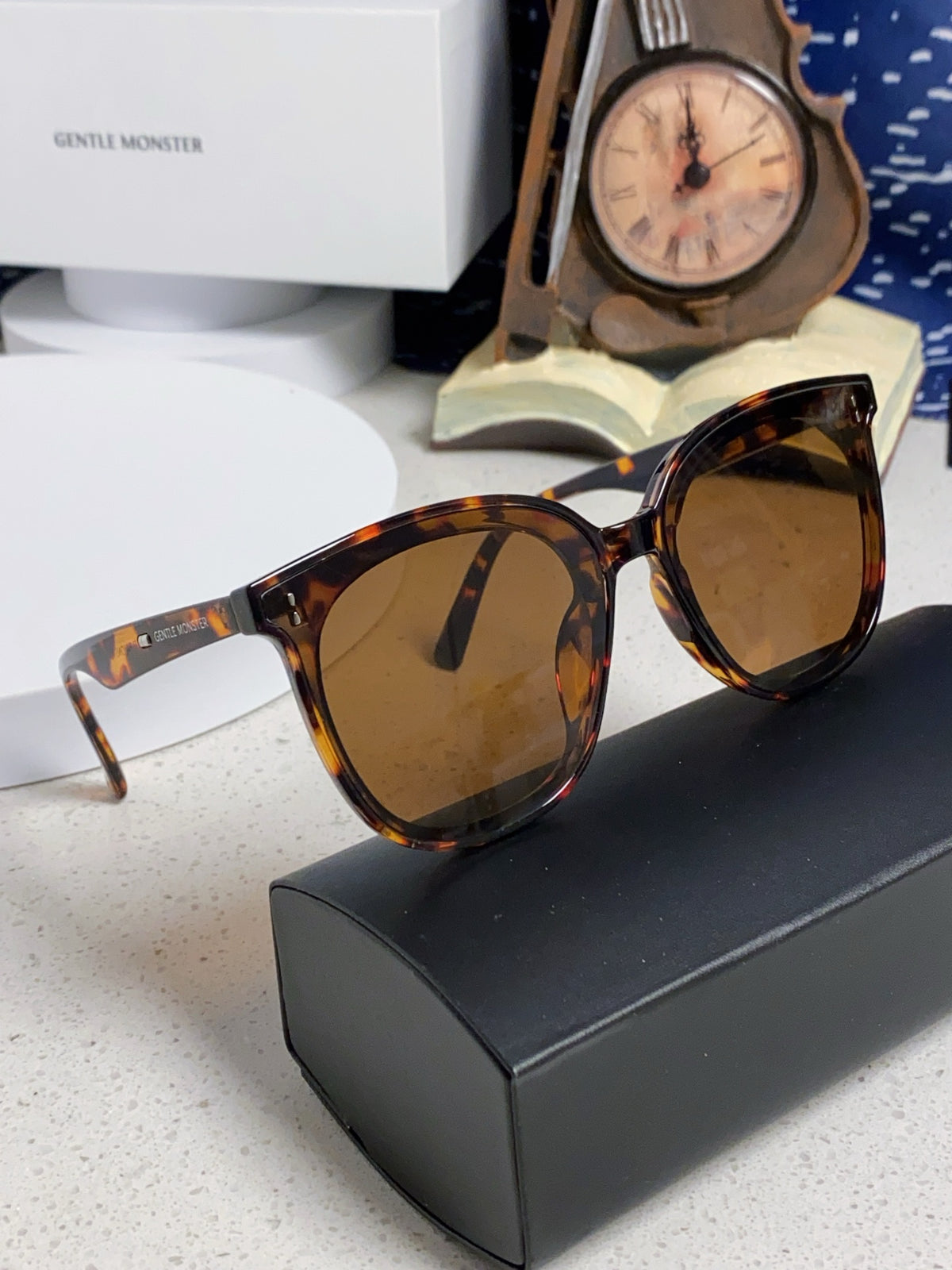 Gentle Monster ROSY Square Brown Lens Sunglasses for Men & Women - detail image 10
