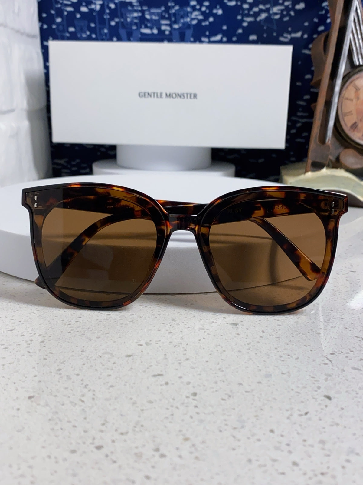 Gentle Monster ROSY Square Brown Lens Sunglasses for Men & Women - 432950 - detail image 9