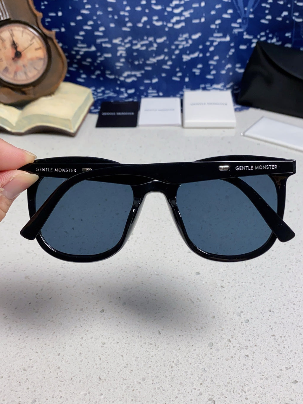 Gentle Monster ROSY Square Black Lens Sunglasses for Men & Women - detail image 5