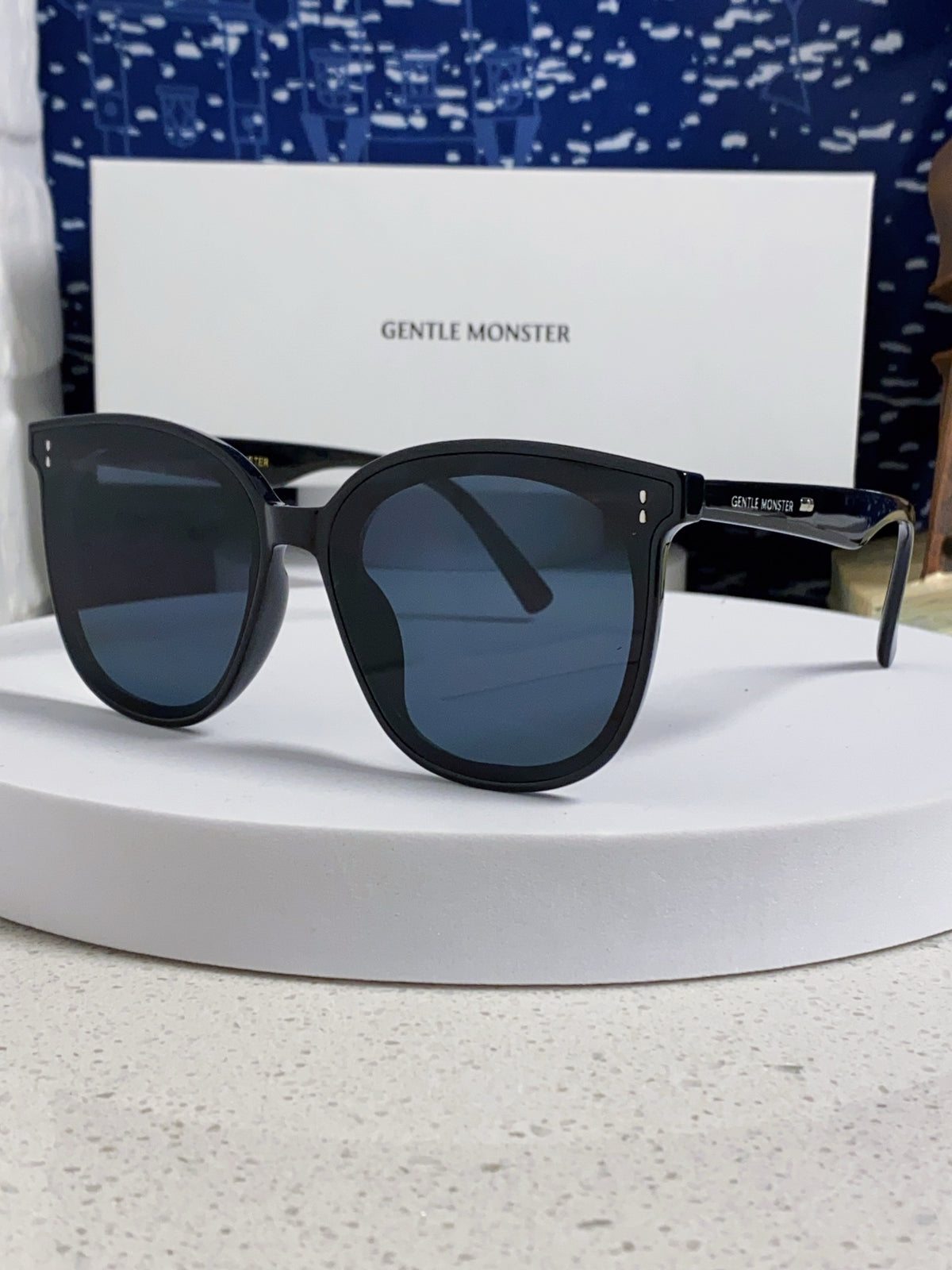 Gentle Monster ROSY Square Black Lens Sunglasses for Men & Women