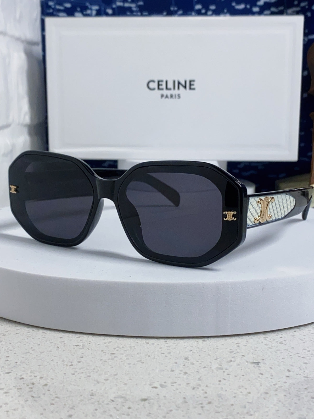 Celine Fashion Black Lens Sunglasses for Women - 382514