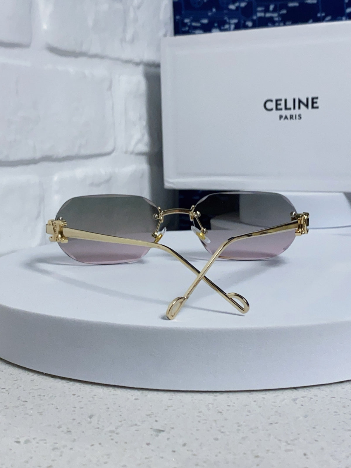 Celine Fashion Gray Lens Sunglasses for Men & Women - 398820 - detail image 3
