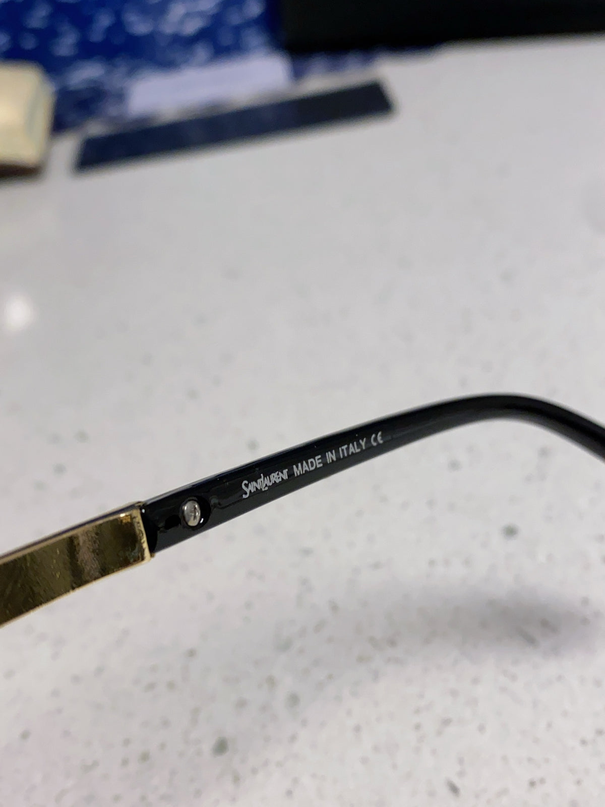 Saint Laurent Lightweight Rimless Brown Lens Sunglasses for Men & Women - detail image 8