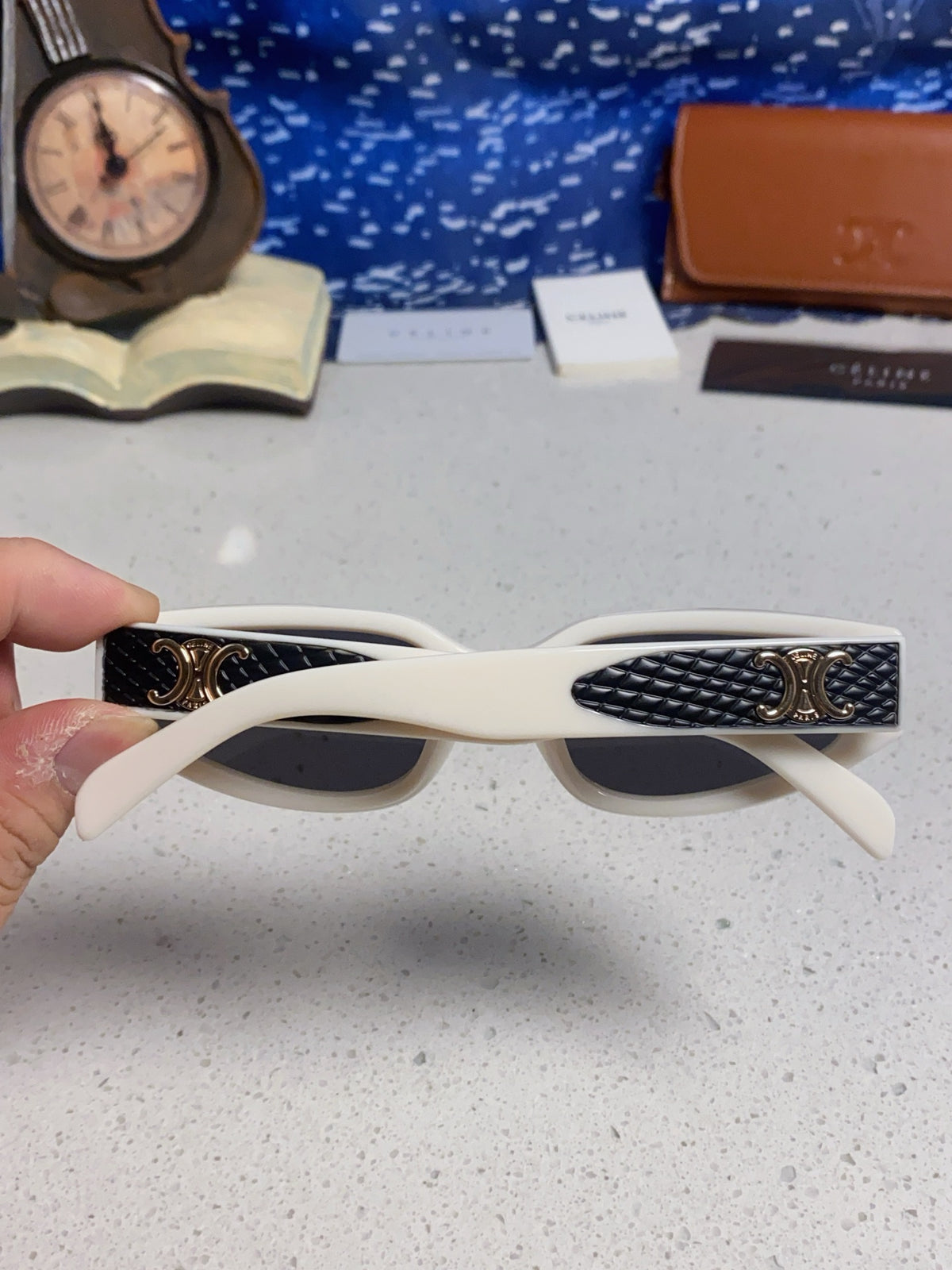 Celine Cat-Eye Gray Lens Sunglasses for Men & Women - 415615 - detail image 5