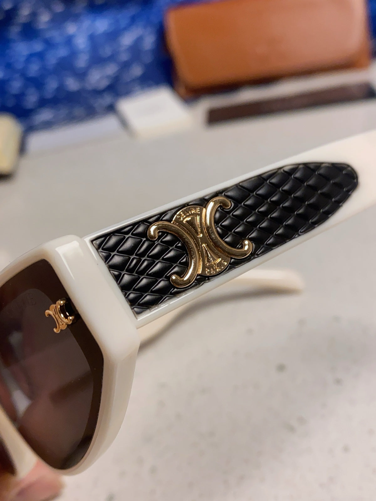 Celine Cat-Eye Gray Lens Sunglasses for Men & Women - 867147 - detail image 7
