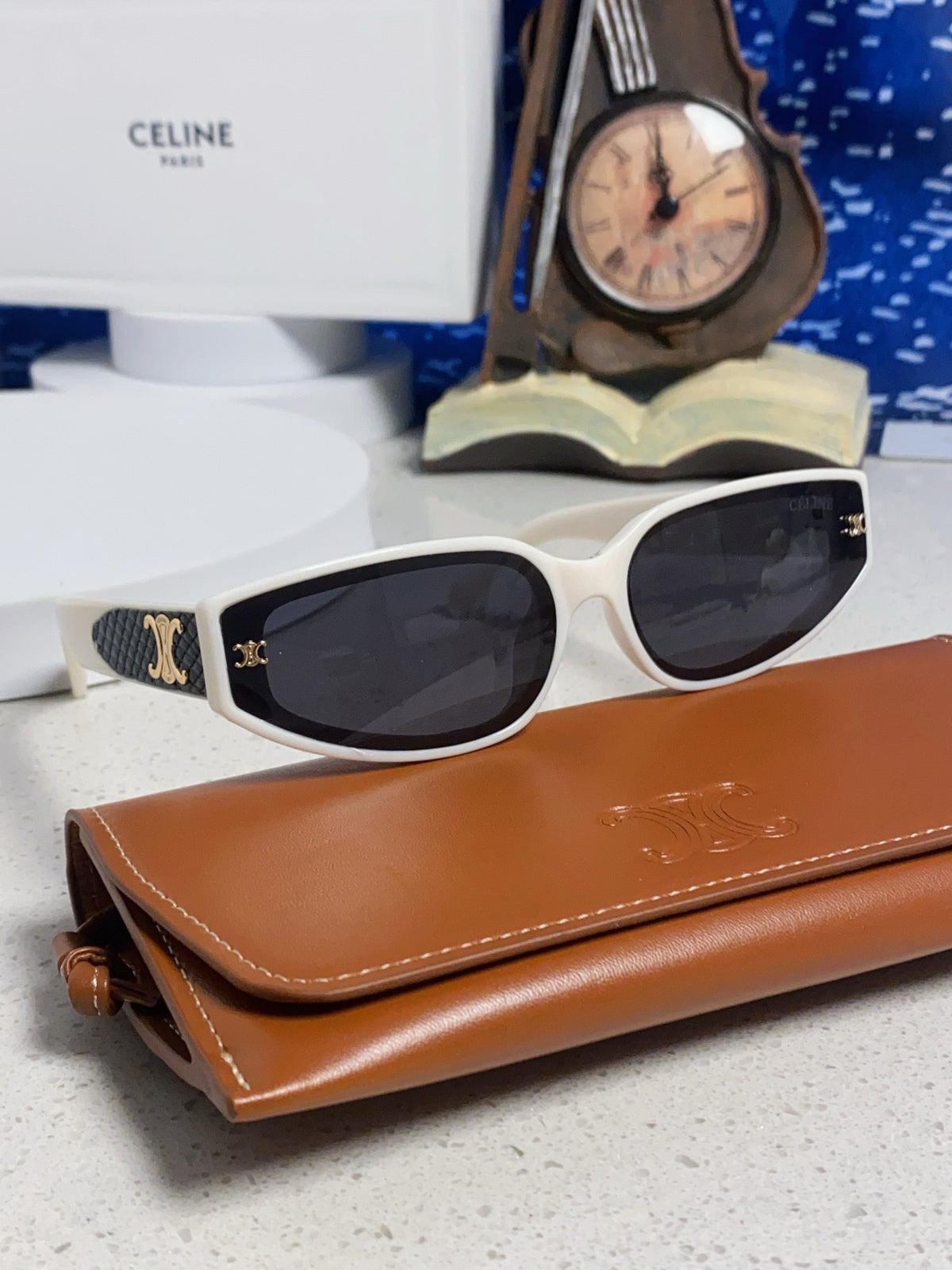 Celine Cat-Eye Gray Lens Sunglasses for Men & Women - 415615 - detail image 9