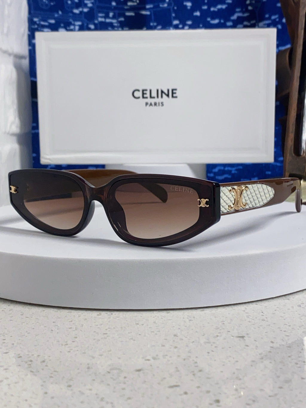 Celine Cat-Eye Red Lens Sunglasses for Men & Women - 415599