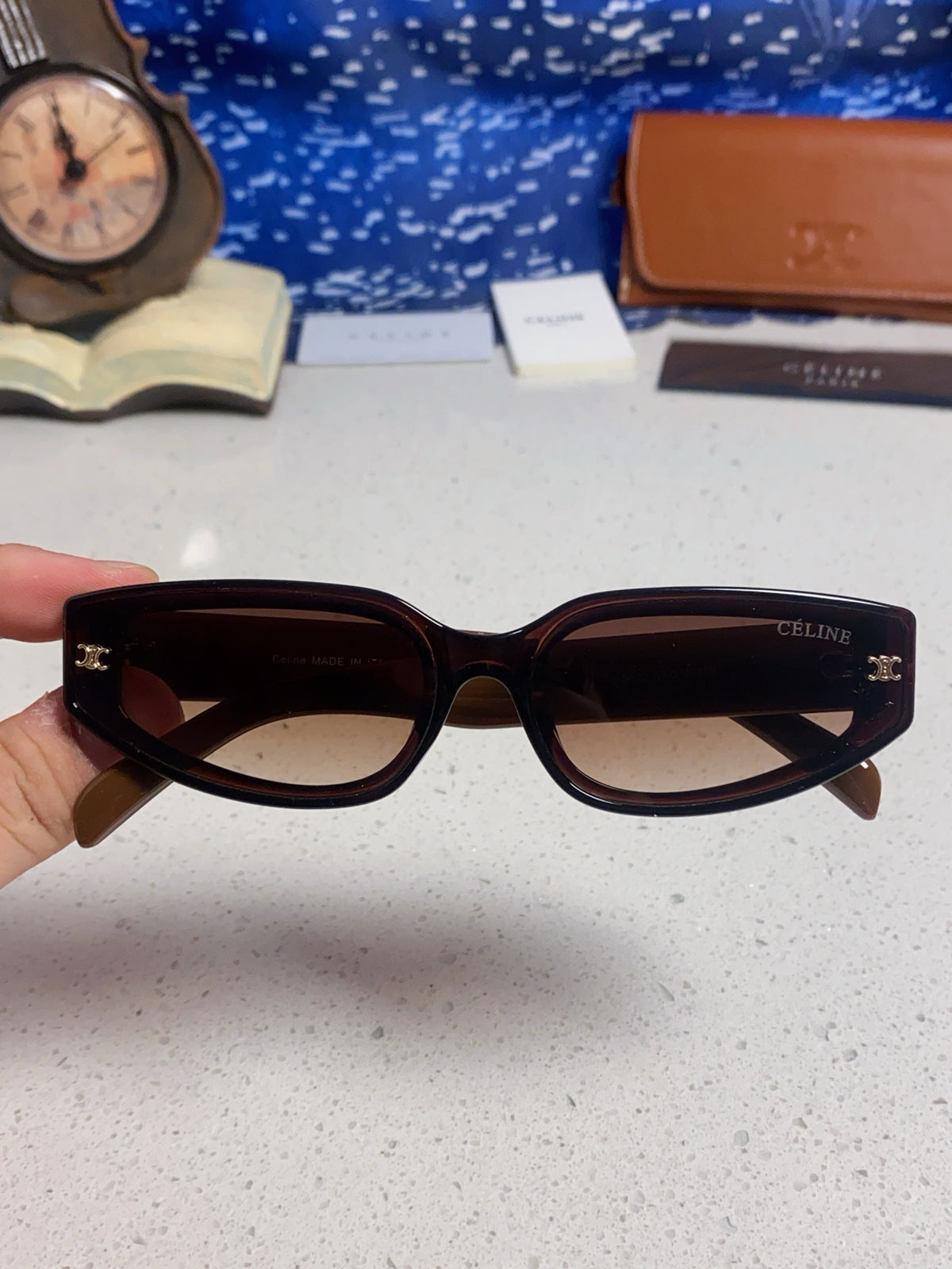 Celine Cat-Eye Red Lens Sunglasses for Men & Women - 415617 - detail image 4