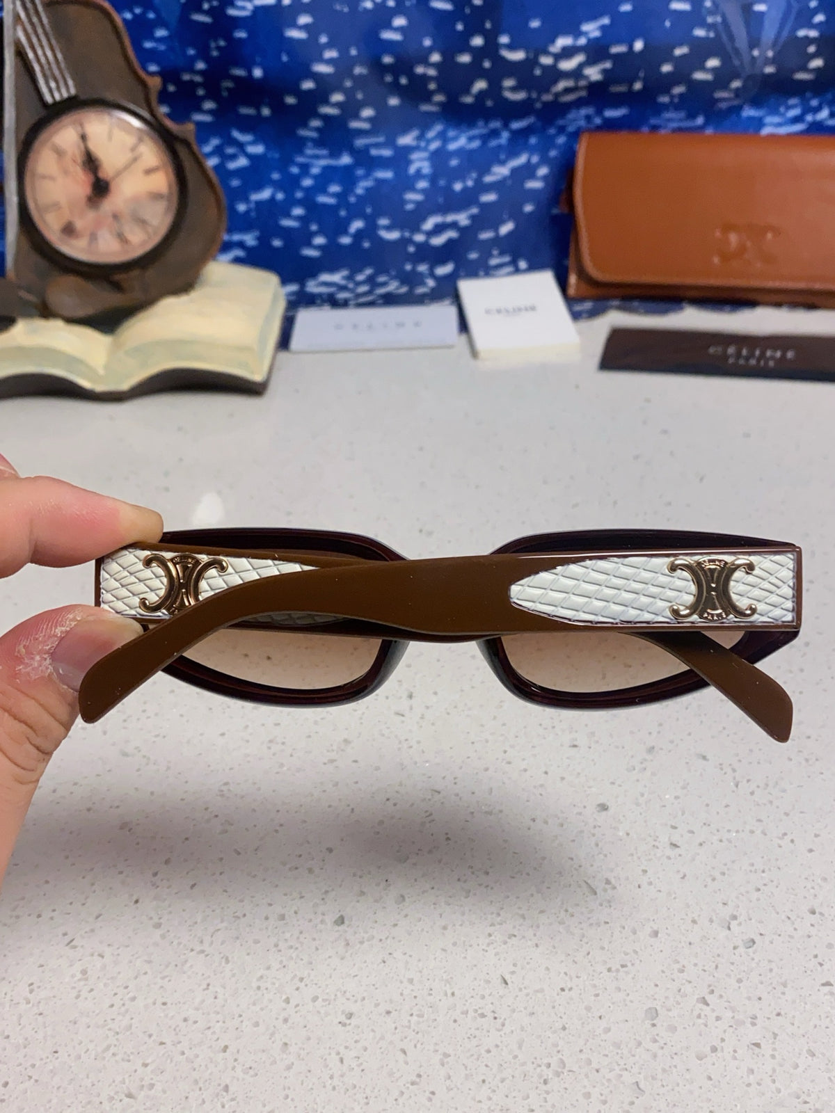 Celine Cat-Eye Red Lens Sunglasses for Men & Women - 415599 - detail image 5