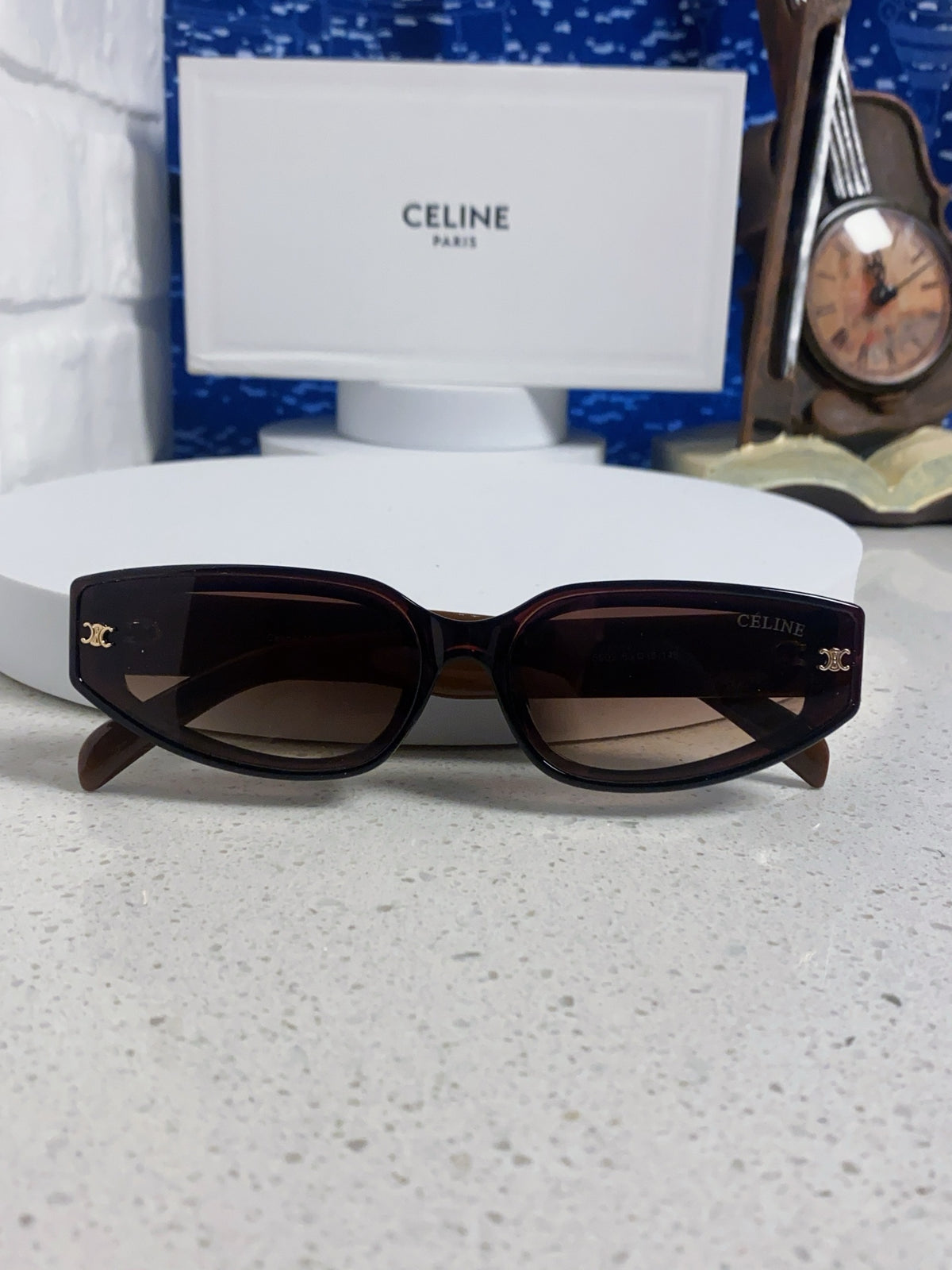 Celine Cat-Eye Red Lens Sunglasses for Men & Women - 415617 - detail image 9