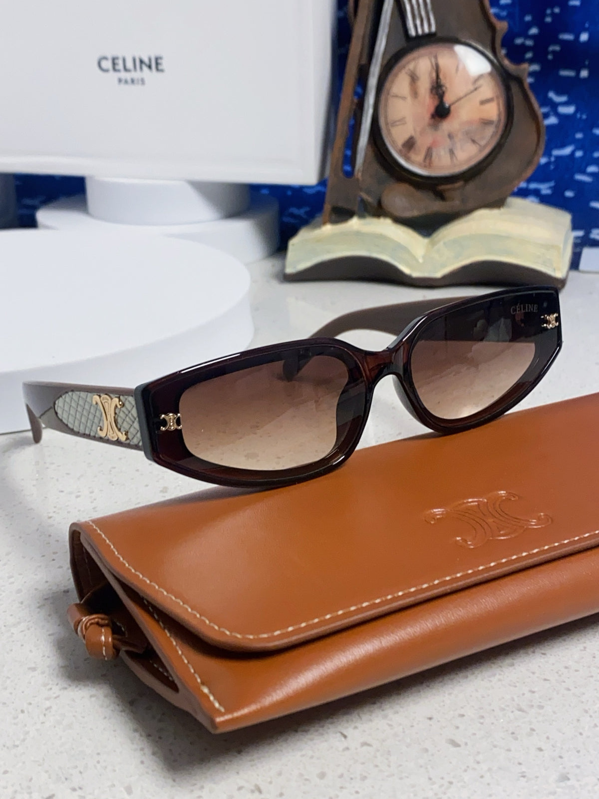 Celine Cat-Eye Red Lens Sunglasses for Men & Women - 867149 - detail image 10