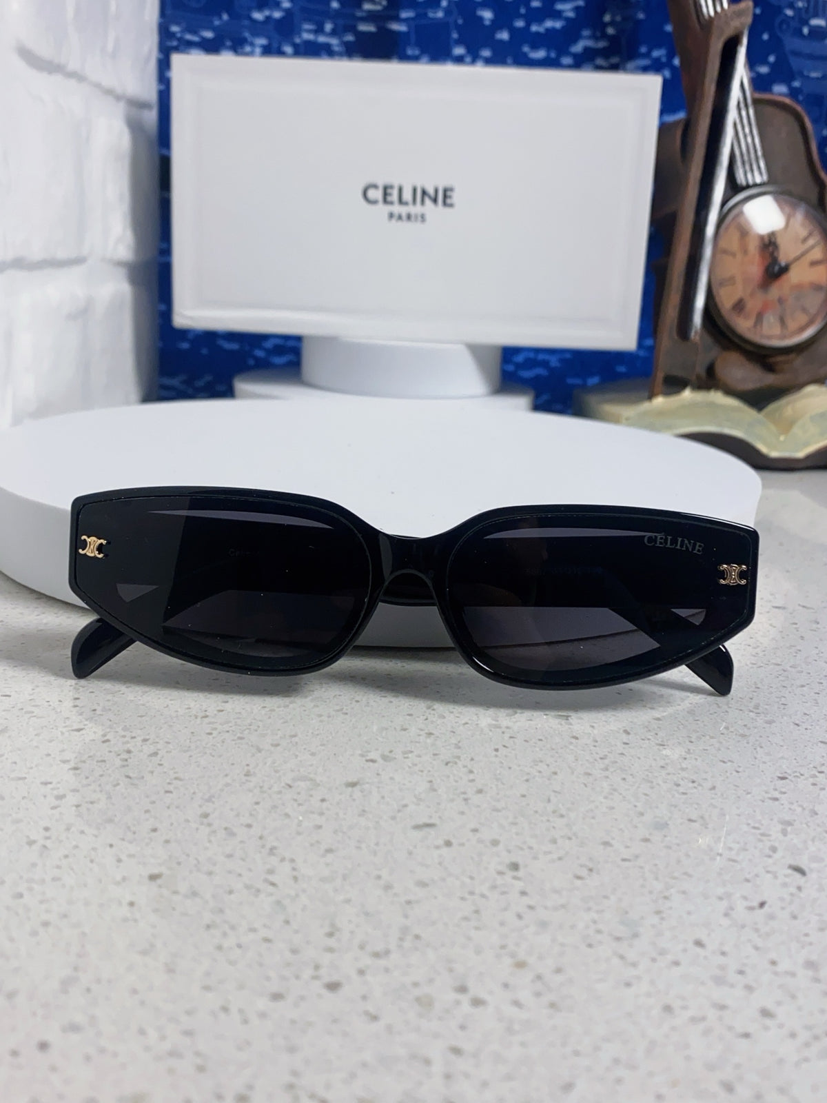 Celine Cat-Eye Silver Lens Sunglasses for Men & Women - 415600 - detail image 9