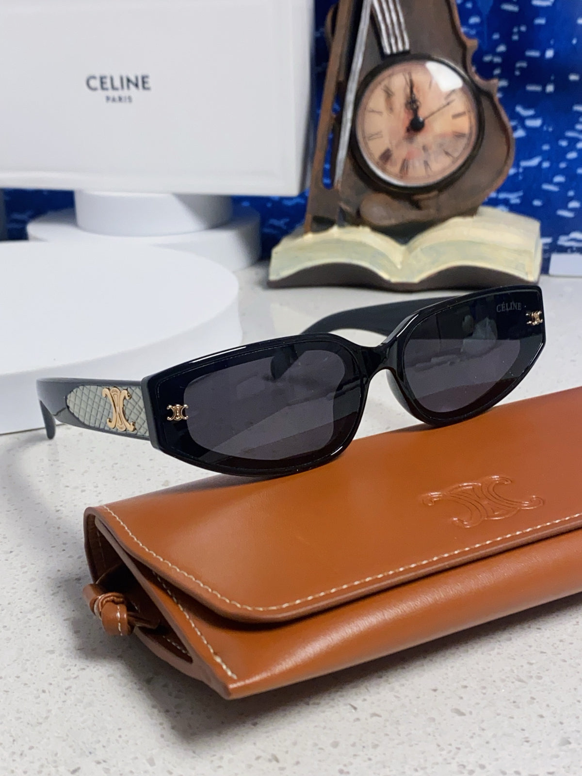 Celine Cat-Eye Silver Lens Sunglasses for Men & Women - 432029 - detail image 10