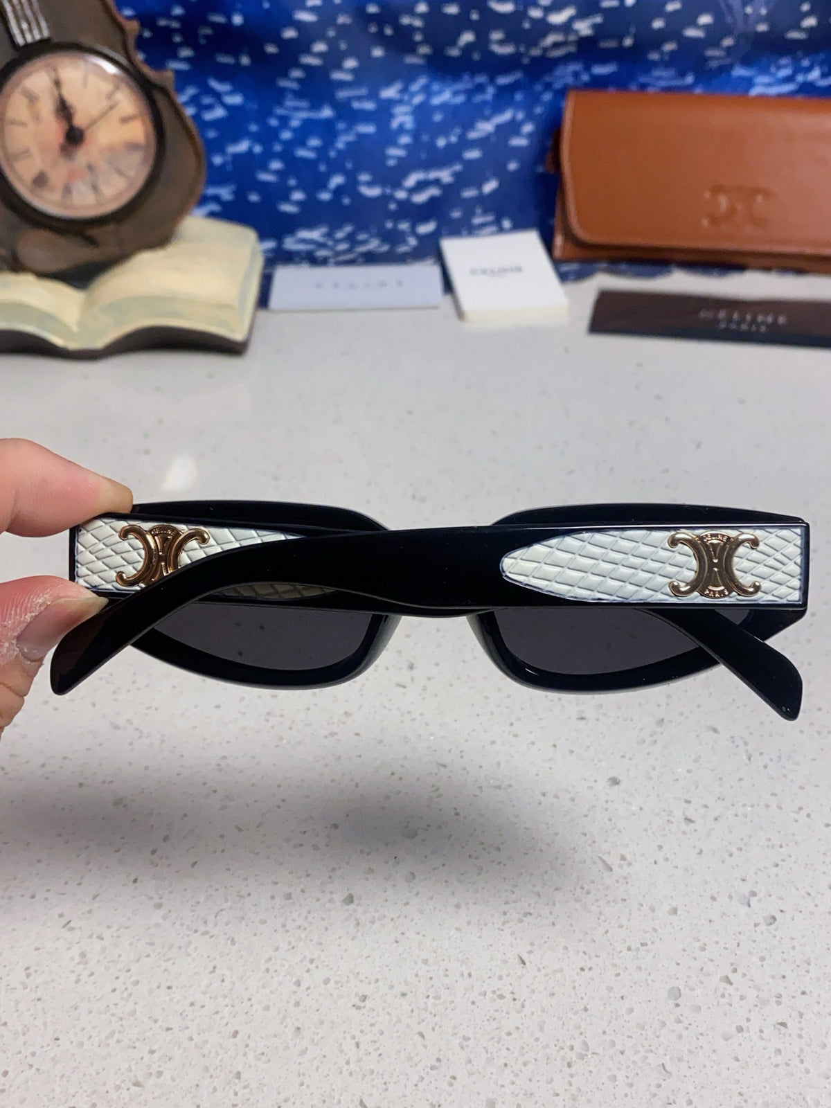 Celine Cat-Eye Silver Lens Sunglasses for Men & Women - 415618 - detail image 5
