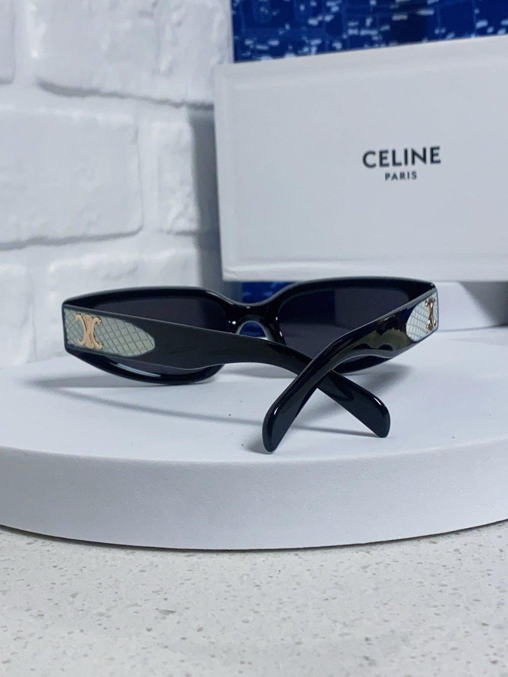 Celine Cat-Eye Silver Lens Sunglasses for Men & Women - 867150 - detail image 3