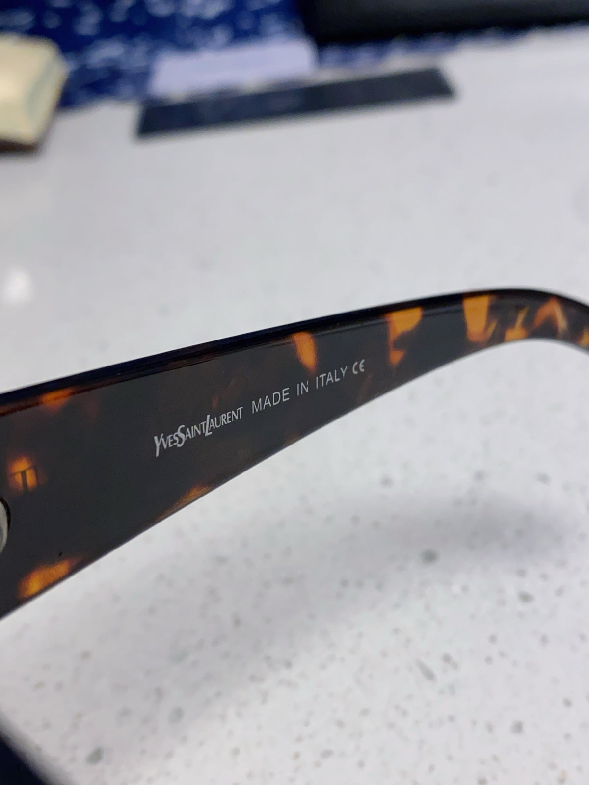 Saint Laurent SL740 Square Gold Lens Sunglasses for Women - detail image 9