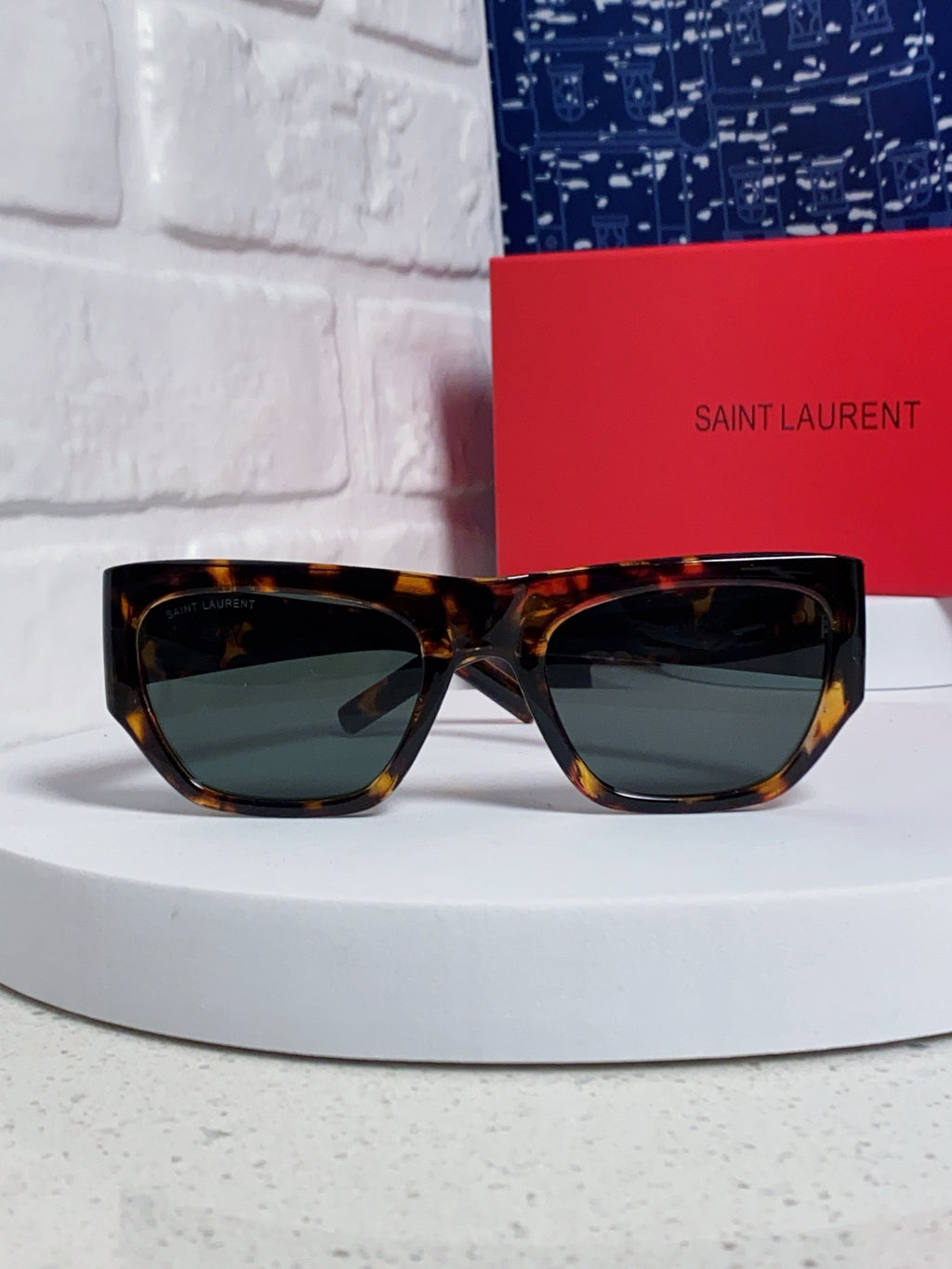 Saint Laurent SL740 Square Black Lens Sunglasses for Women - 465457 - detail image 2