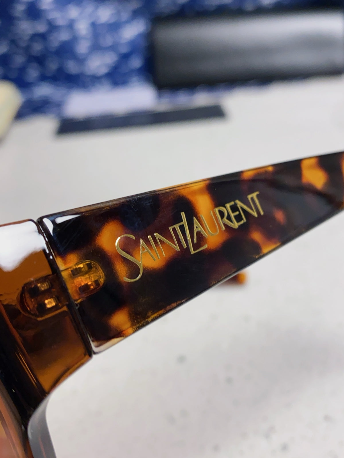 Saint Laurent SL740 Square Black Lens Sunglasses for Women - 465458 - detail image 8