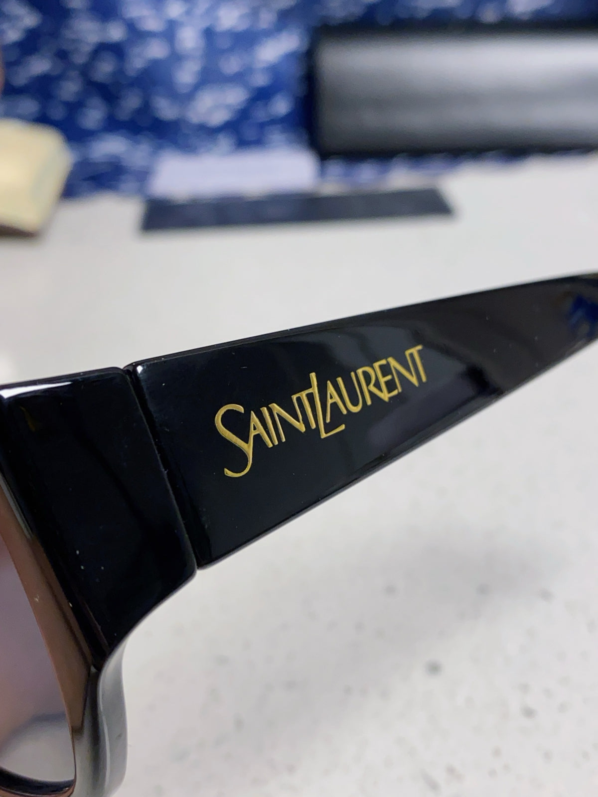 Saint Laurent SL740 Square Black Lens Sunglasses for Women - detail image 7