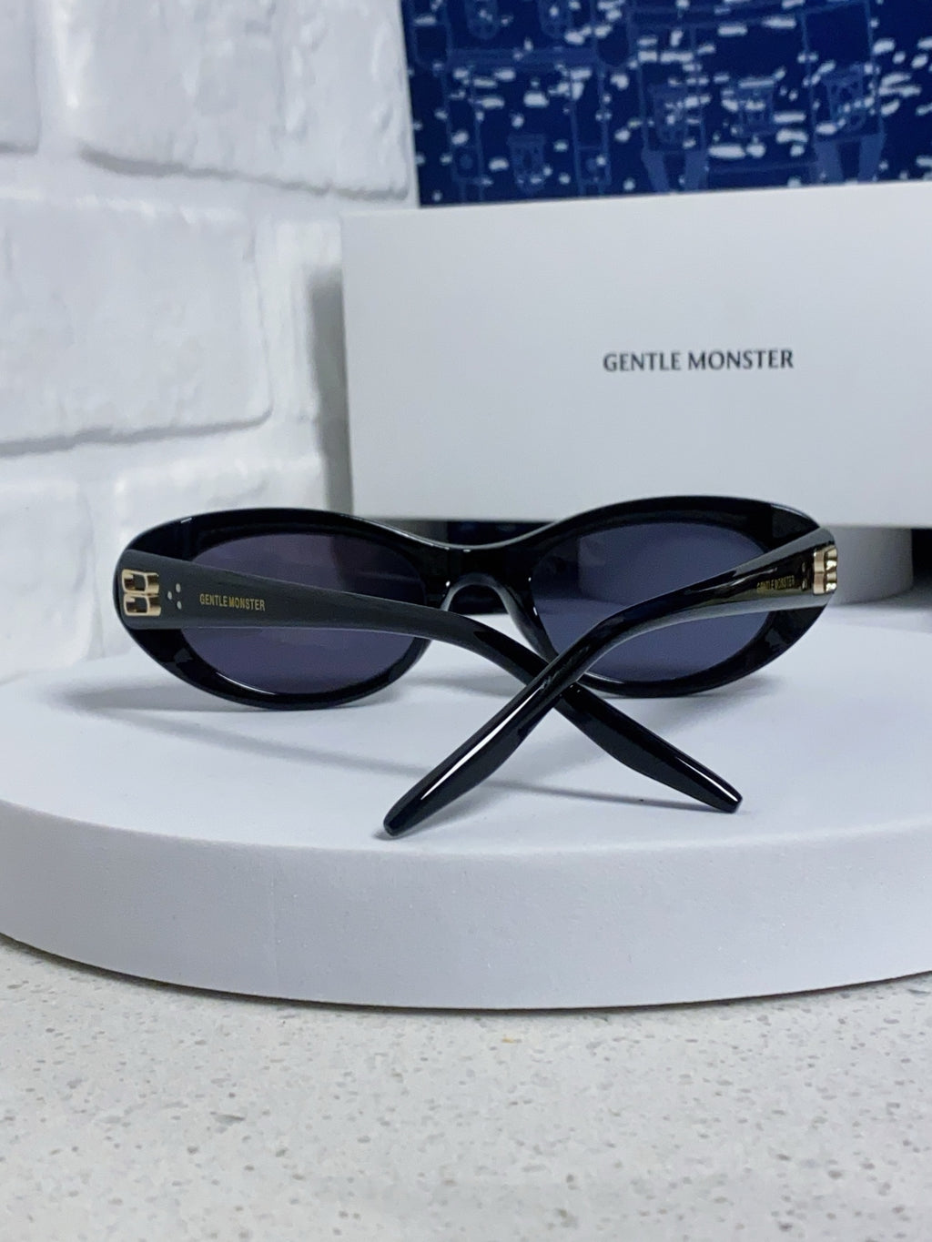 Gentle Monster COCOA Oval Black Lens Sunglasses for Men & Women - 432959 - detail image 3