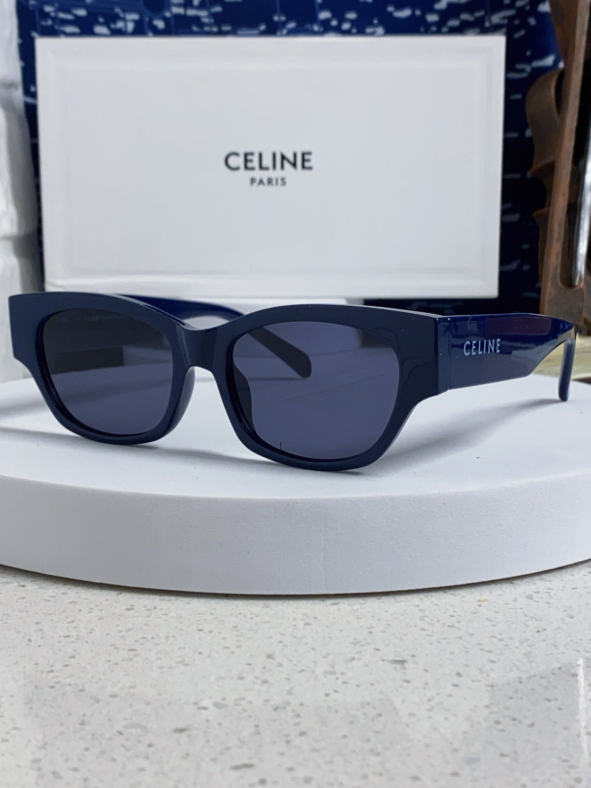 Celine Fashion Blue Lens Sunglasses for Men & Women - 358286