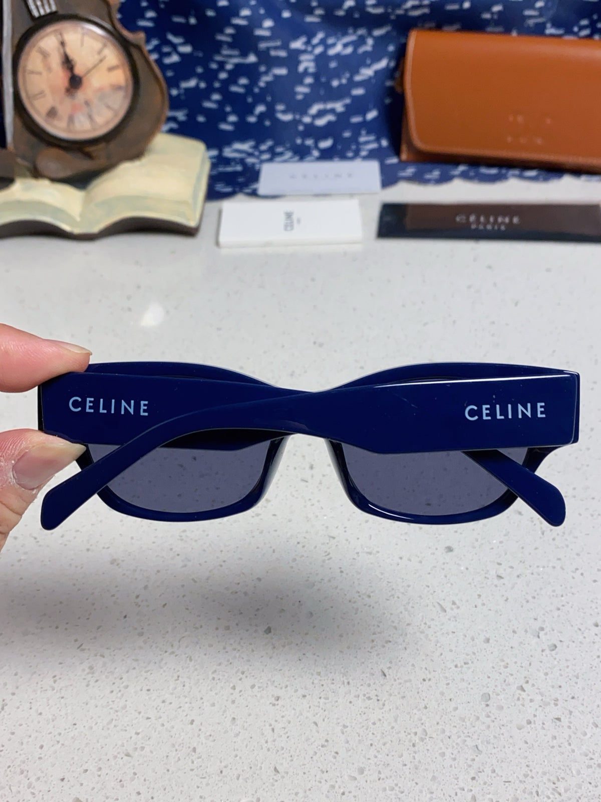Celine Fashion Blue Lens Sunglasses for Men & Women - 431990 - detail image 5