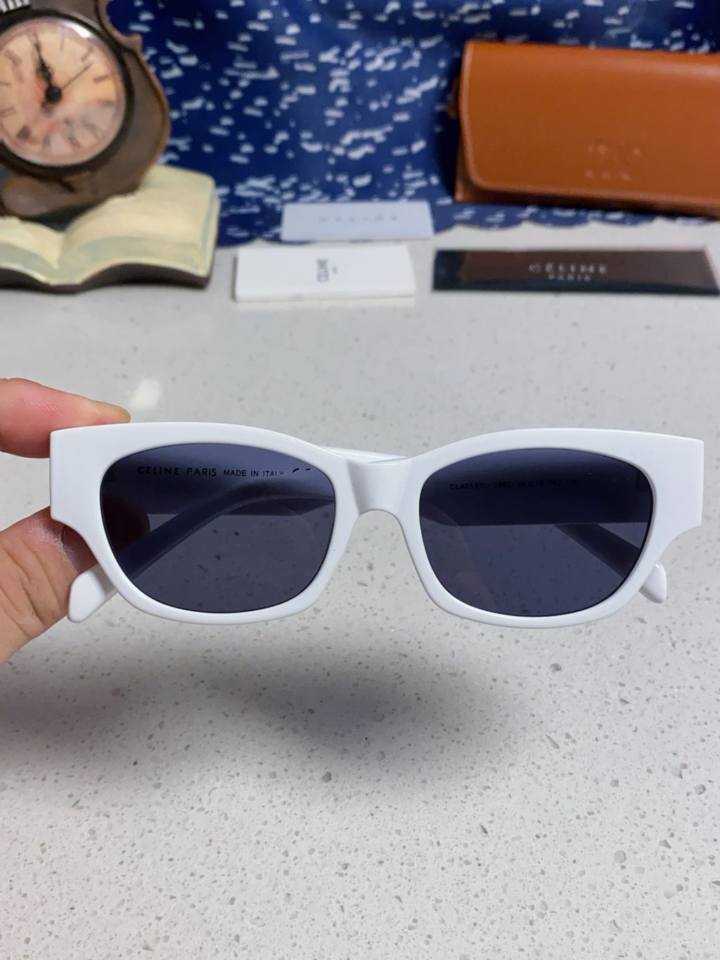 Celine Fashion Blue Lens Sunglasses for Men & Women - 358285 - detail image 4