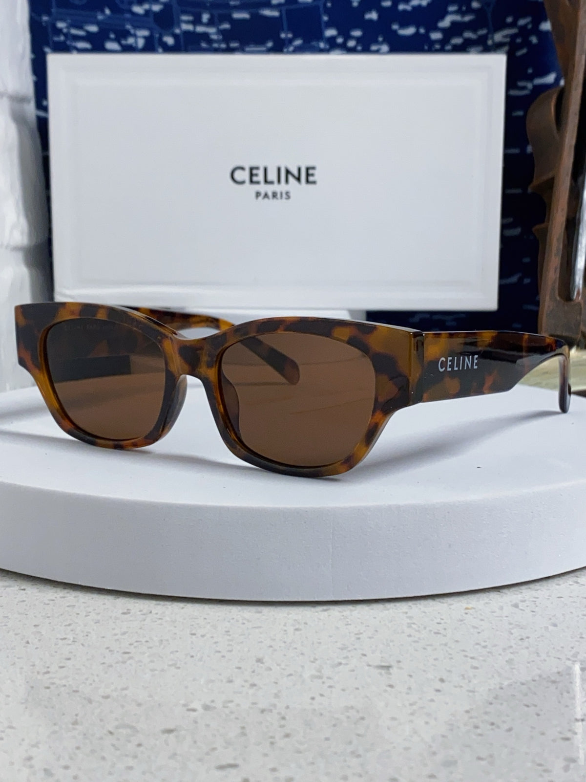Celine Fashion Black Lens Sunglasses for Men & Women - 431991