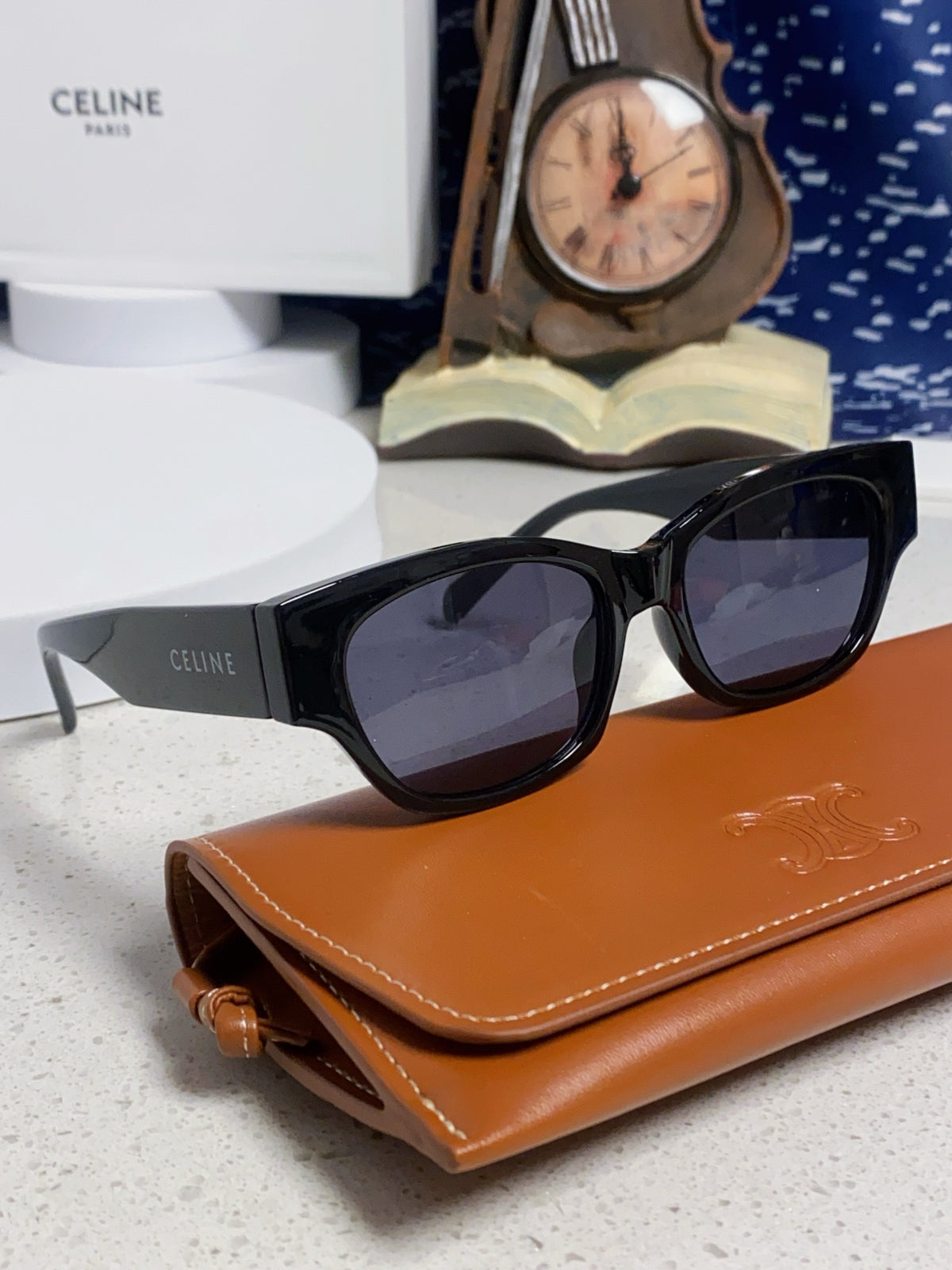 Celine Fashion Black Lens Sunglasses for Men & Women - 431992 - detail image 10