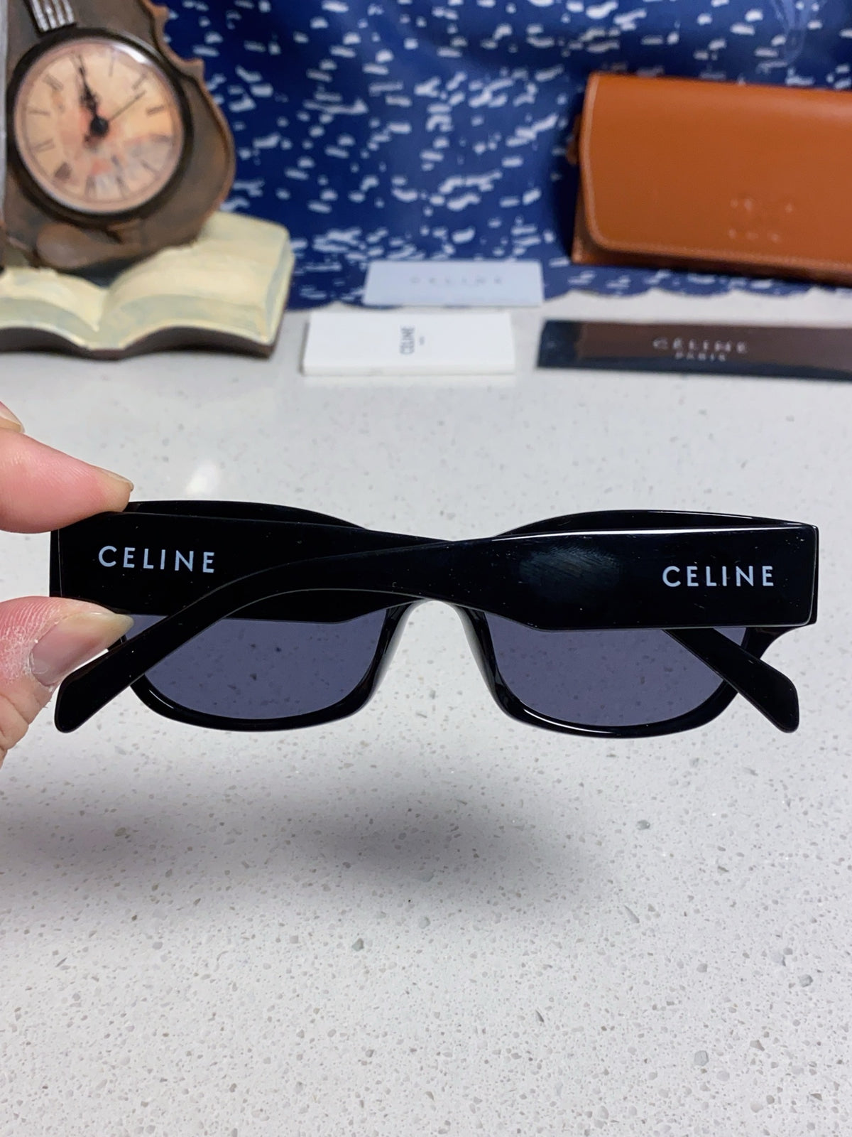 Celine Fashion Black Lens Sunglasses for Men & Women - 358288 - detail image 5
