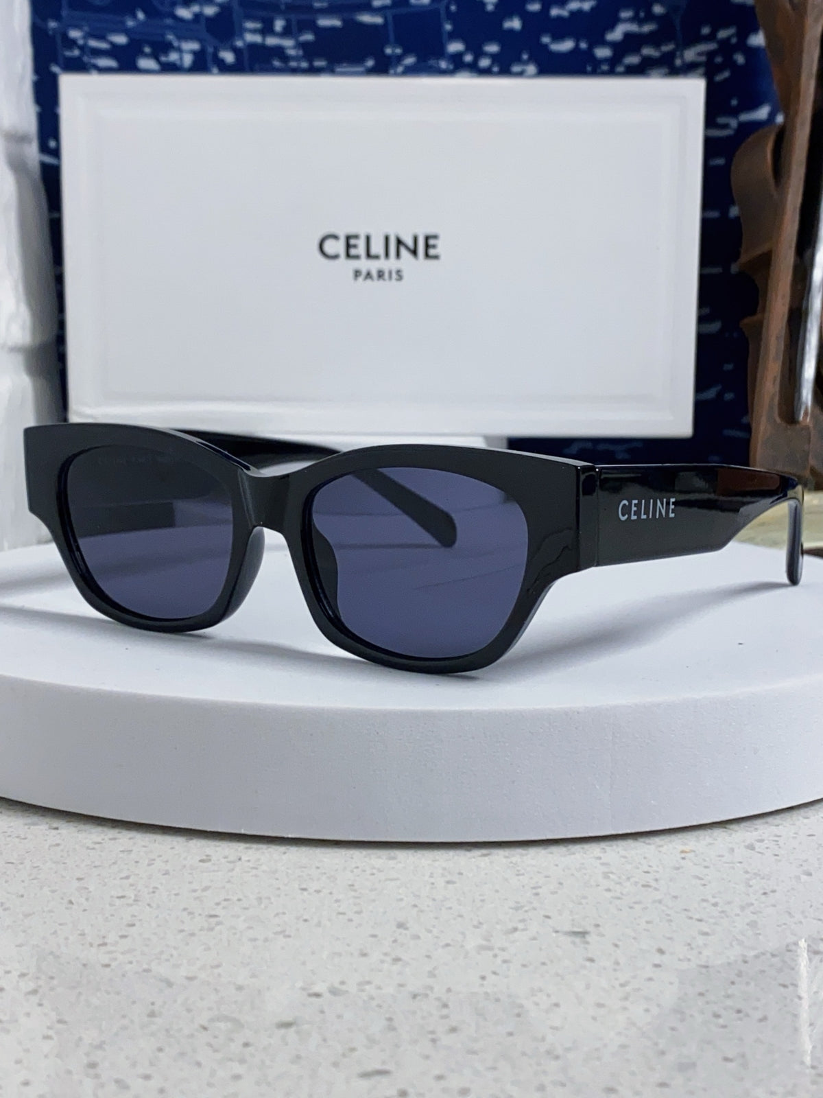 Celine Fashion Black Lens Sunglasses for Men & Women - 431992