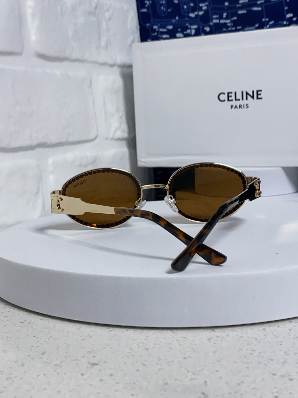 Celine Round Brown Lens Sunglasses for Men & Women - 431993 - detail image 3