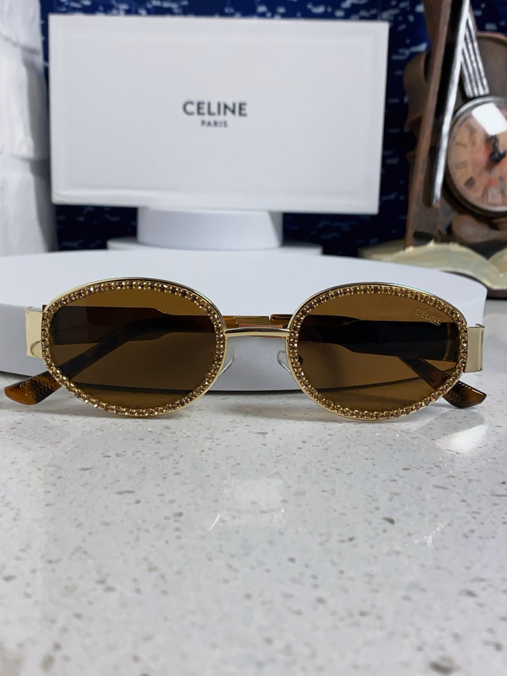 Celine Round Brown Lens Sunglasses for Men & Women - detail image 9