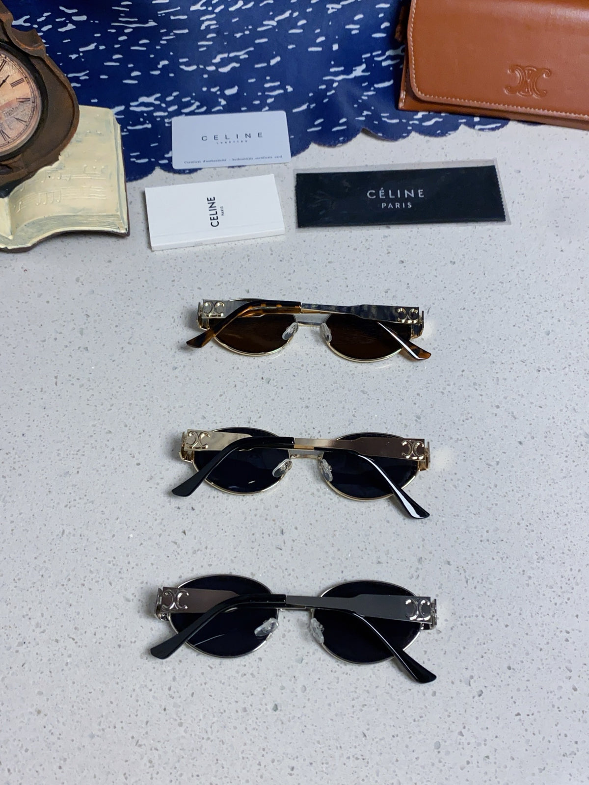 Celine Round Silver Lens Sunglasses for Men & Women - 431995 - detail image 11