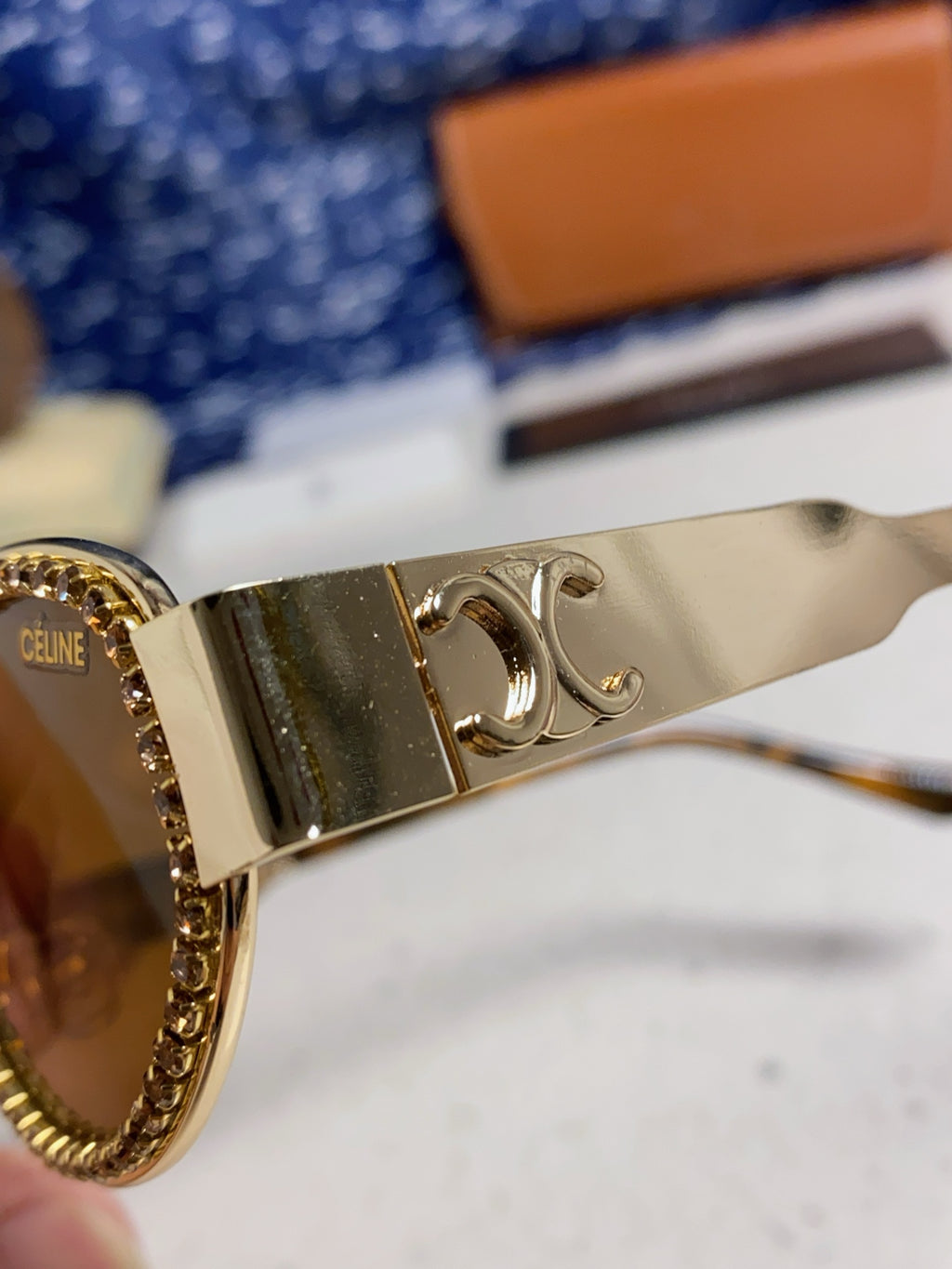 Celine Round Brown Lens Sunglasses for Men & Women - 431993 - detail image 7