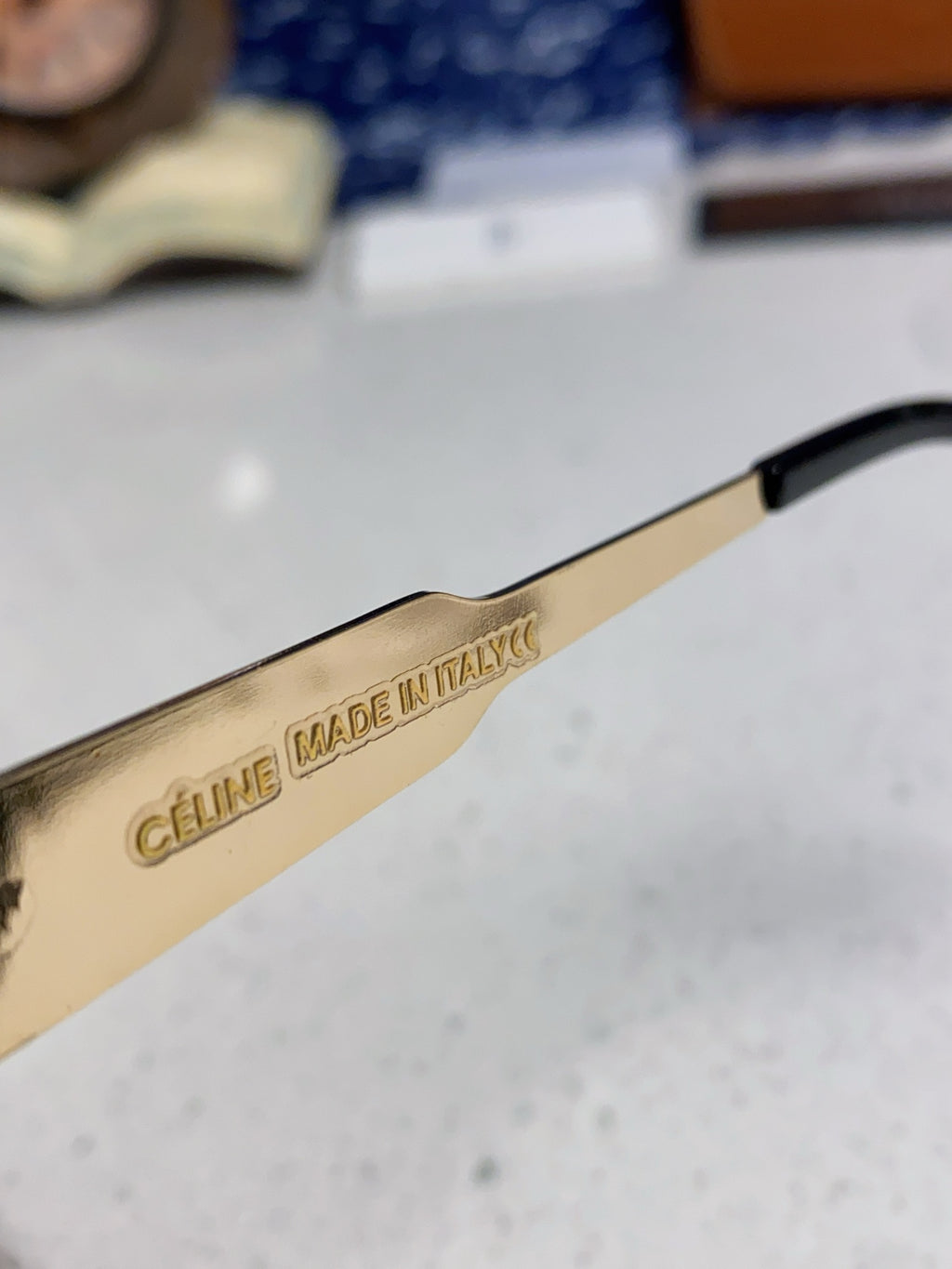 Celine Round Blue Lens Sunglasses for Men & Women - 431994 - detail image 8