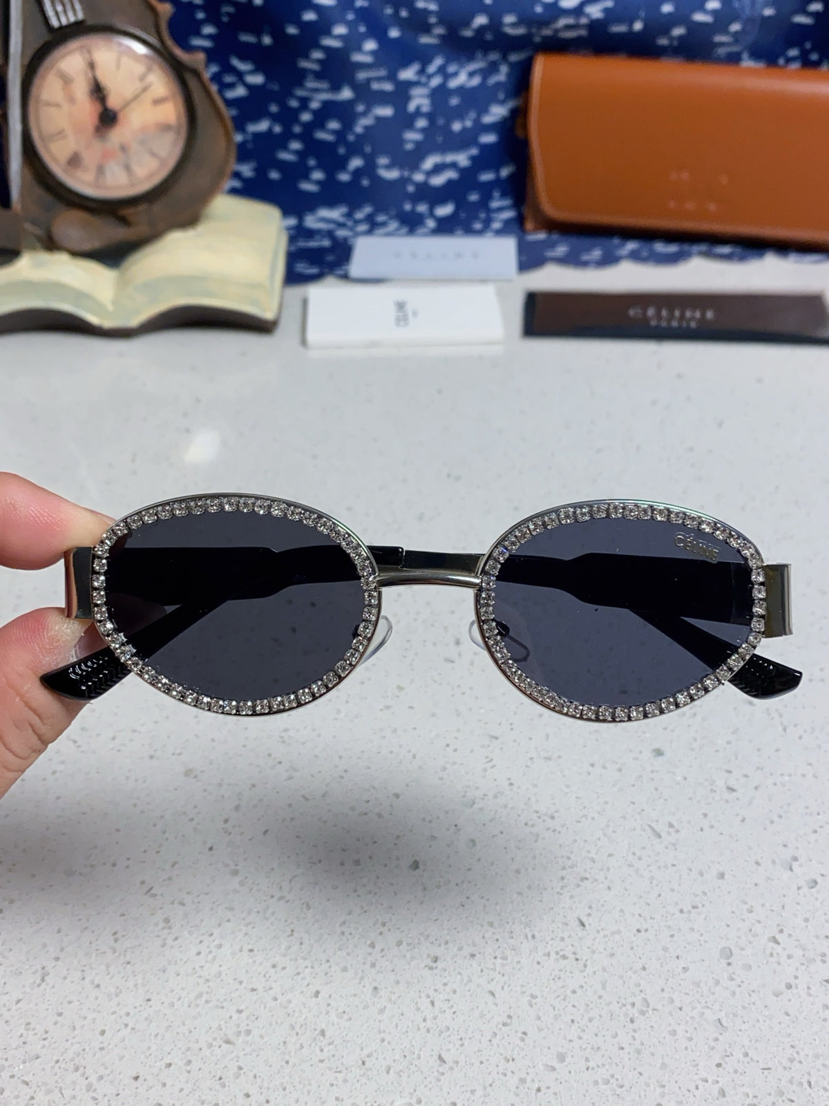 Celine Round Silver Lens Sunglasses for Men & Women - 431995 - detail image 4
