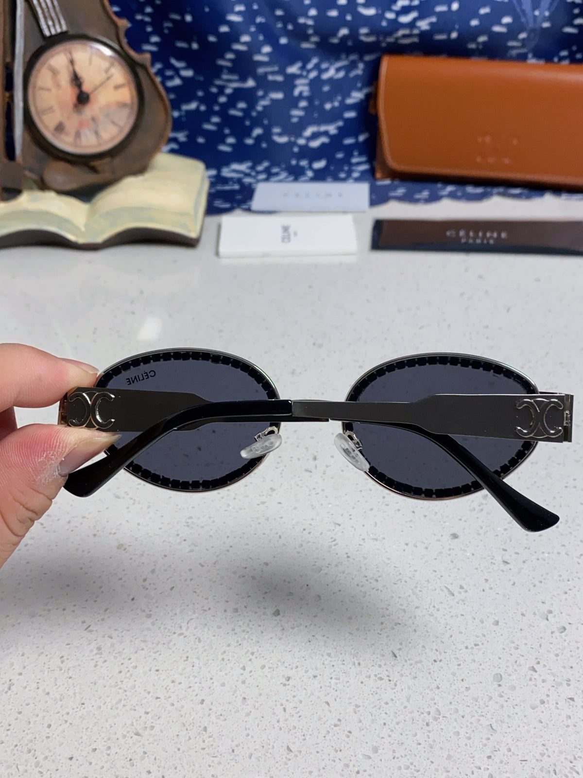 Celine Round Silver Lens Sunglasses for Men & Women - 431995 - detail image 5