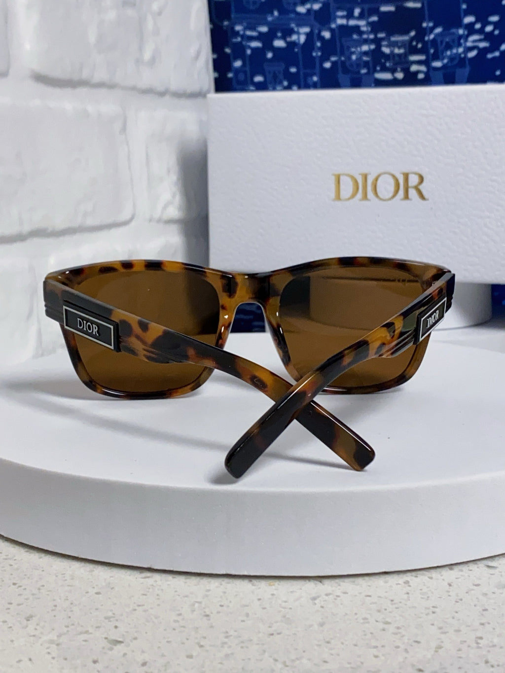 Dior Acetate Square Brown Lens Sunglasses for Men & Women - 358197 - detail image 3