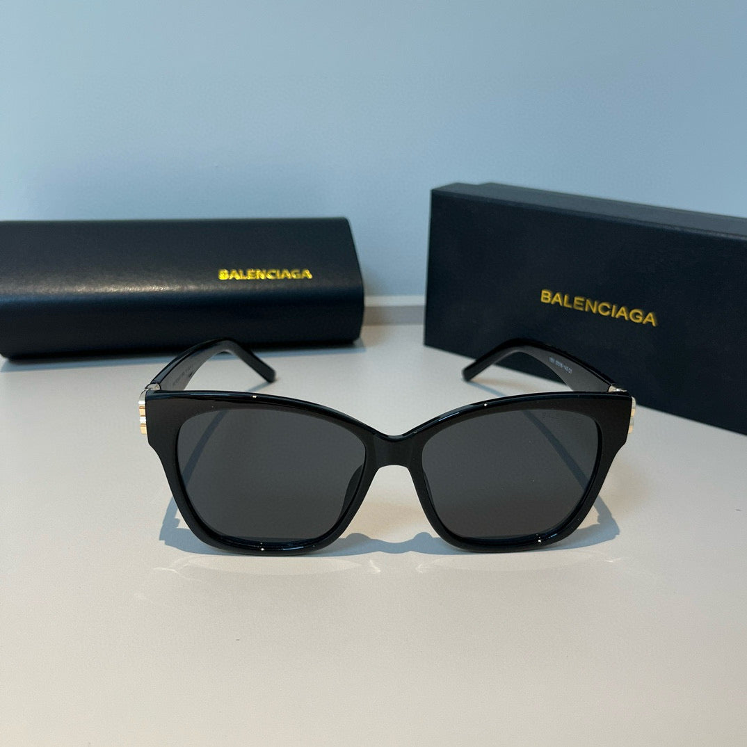 Balenciaga Folding Square Black Lens Sunglasses for Men & Women - 432534 - detail image 2