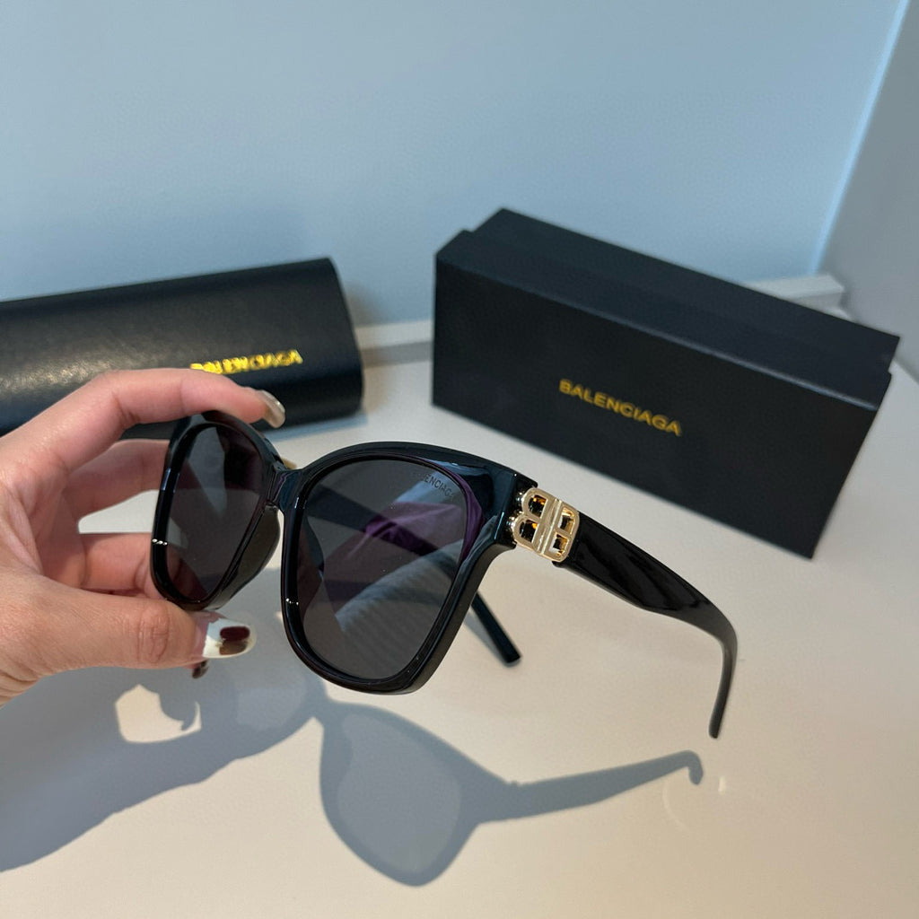 Balenciaga Folding Square Black Lens Sunglasses for Men & Women - 998340 - detail image 4