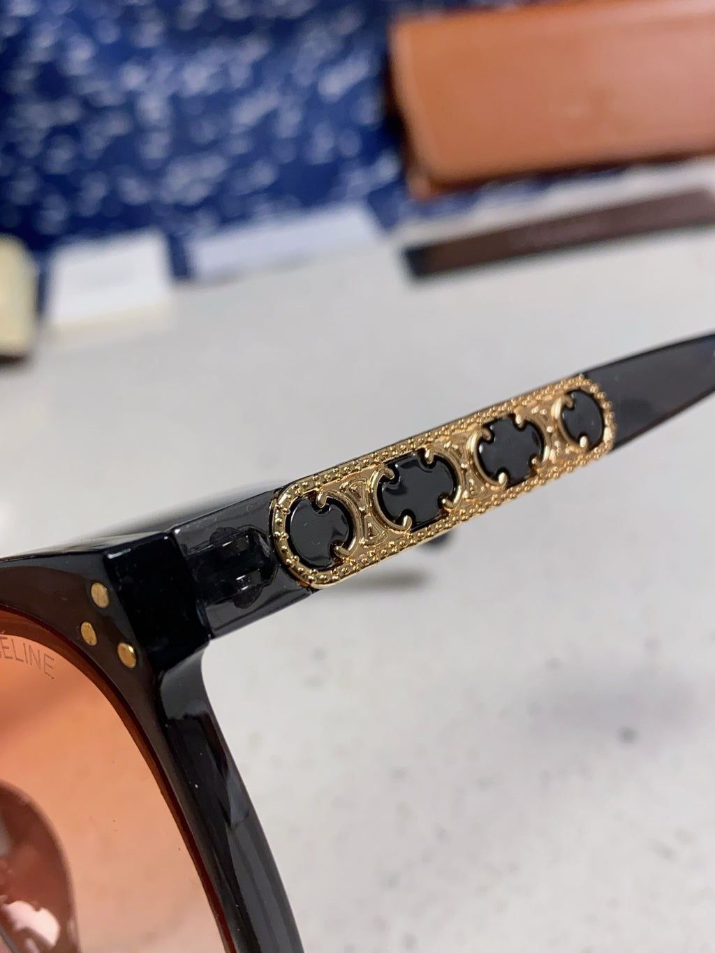 Celine Square Red Lens Sunglasses for Men & Women - 934641 - detail image 7