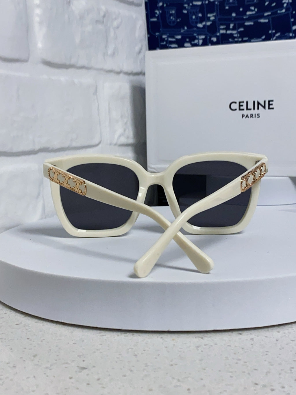 Celine Square Black Lens Sunglasses for Men & Women - 372020 - detail image 3