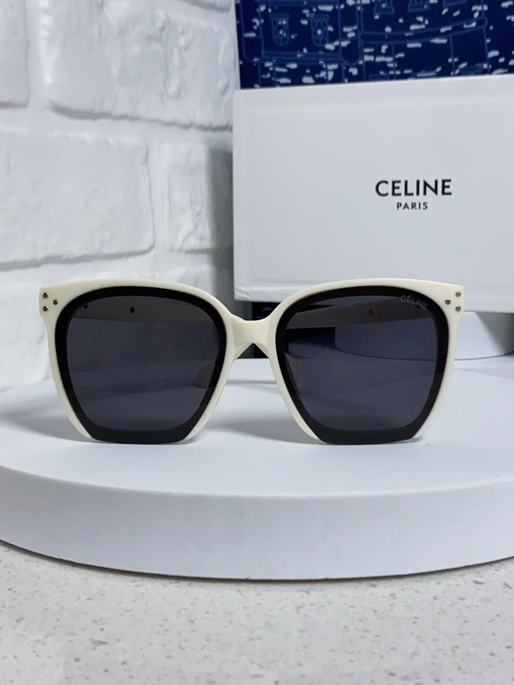 Celine Square Black Lens Sunglasses for Men & Women - 372020 - detail image 2
