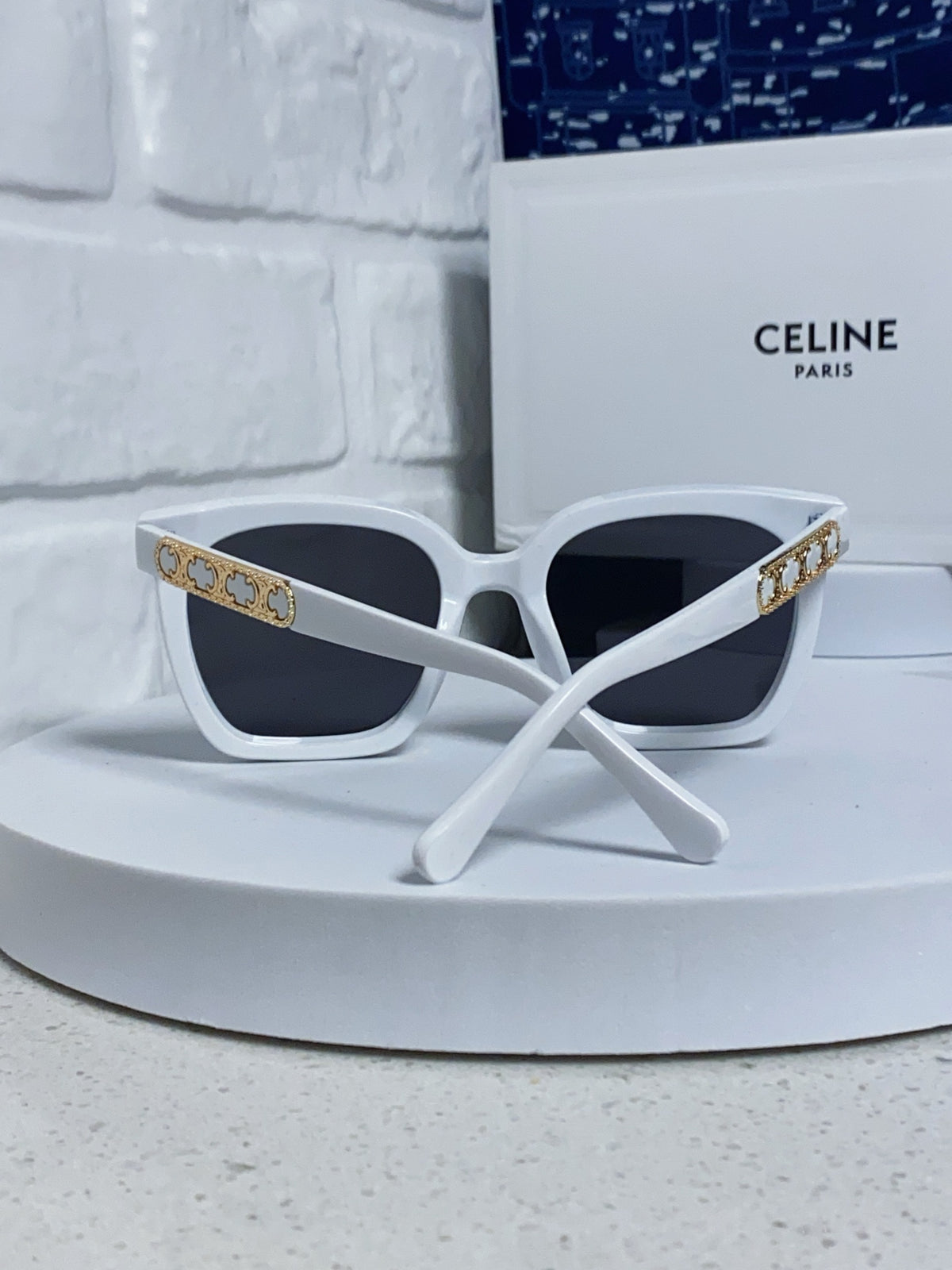 Celine Square Black Lens Sunglasses for Men & Women - 934644 - detail image 3
