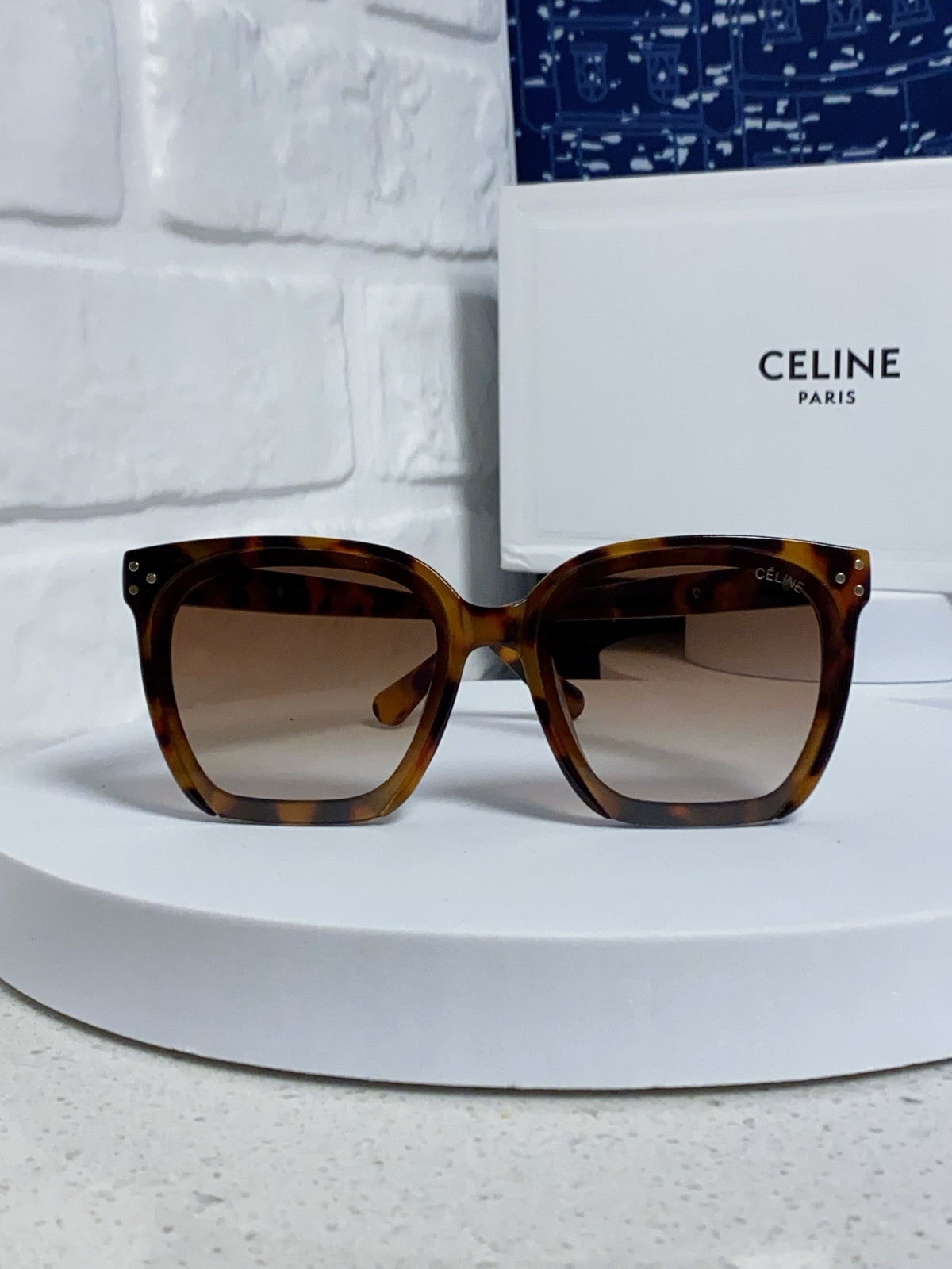 Celine Square Brown Lens Sunglasses for Men & Women - 934645 - detail image 2