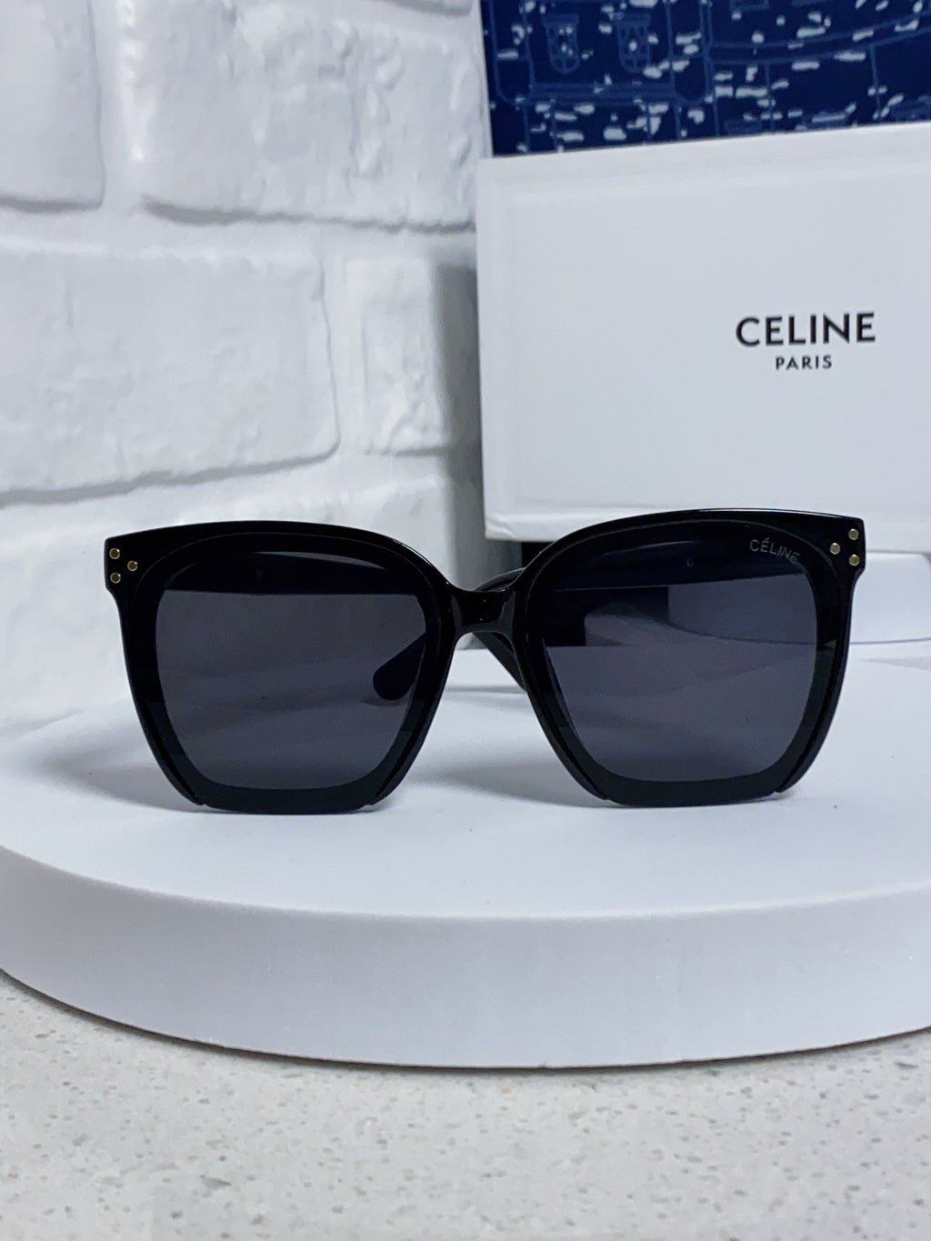 Celine Square Black Lens Sunglasses for Men & Women - 934647 - detail image 2
