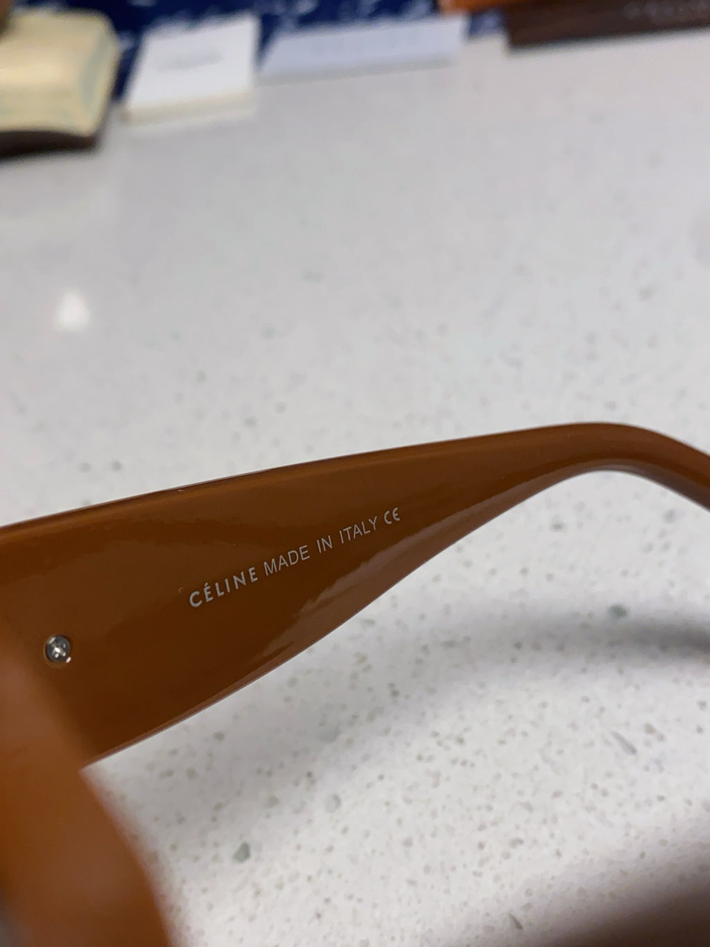 Celine Oversized Brown Lens Sunglasses for Men & Women - 934649 - detail image 7