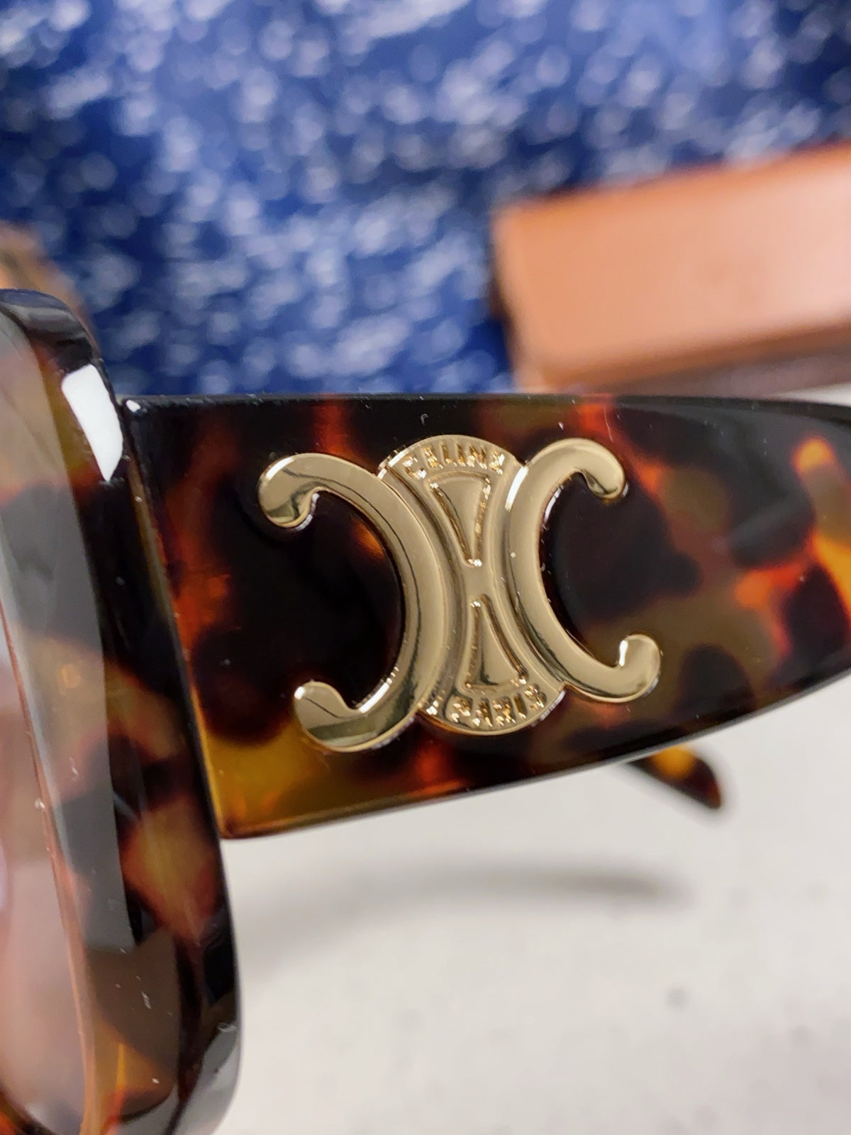 Celine Oversized Black Lens Sunglasses for Men & Women - 372016 - detail image 7